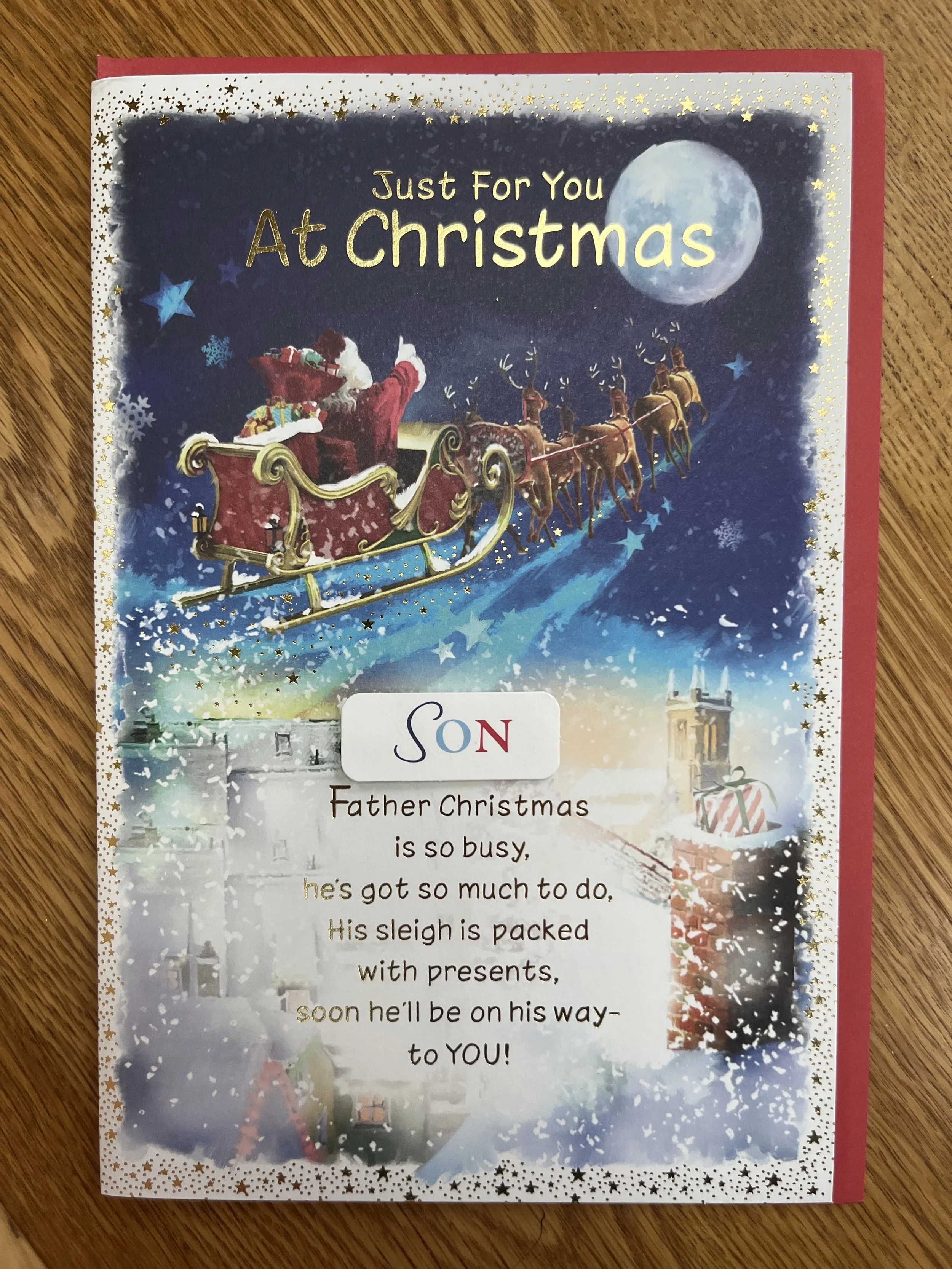 Son christmas card