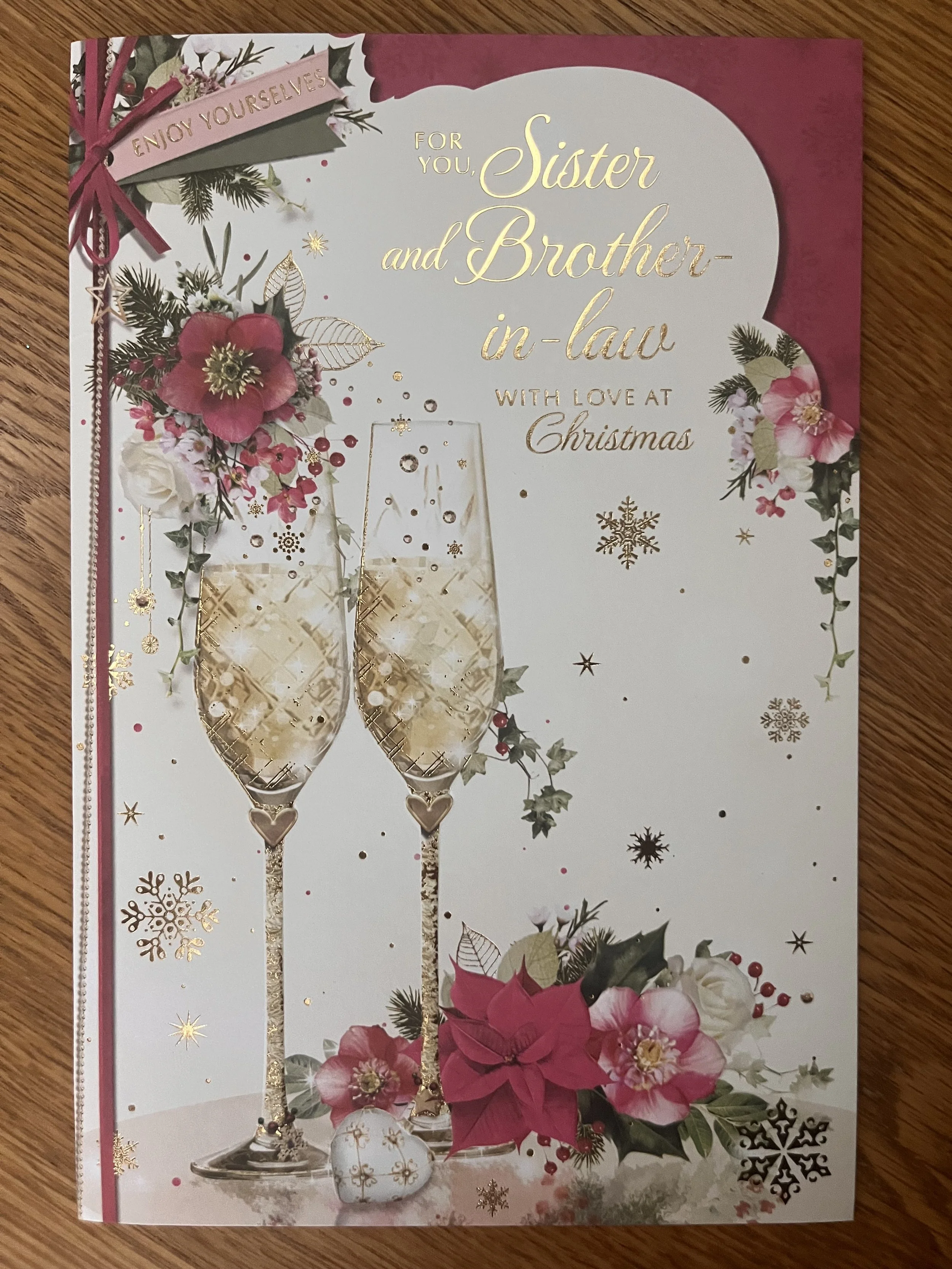 Sister and Brother in Law  christmas card