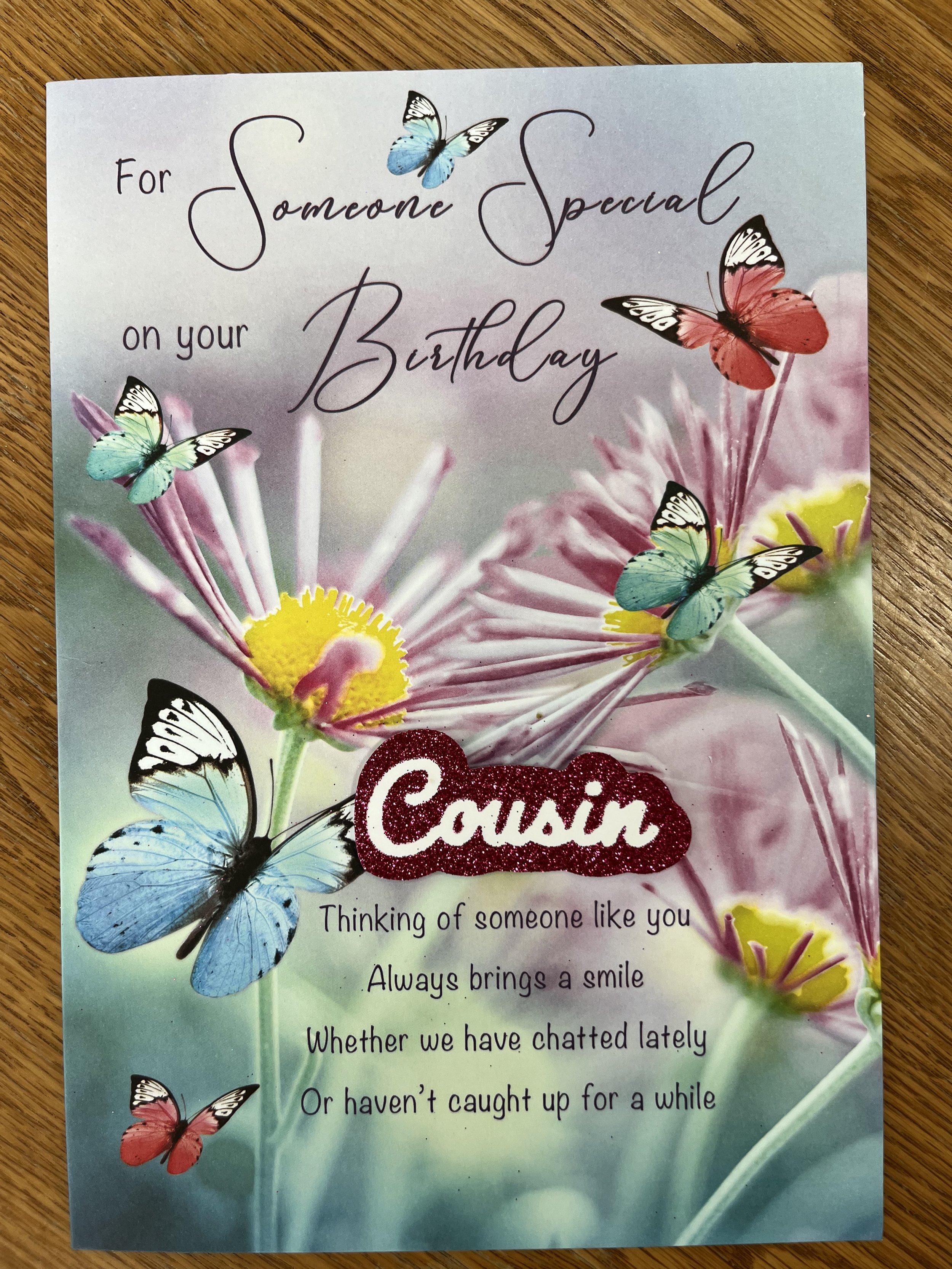 Special Cousin birthday card