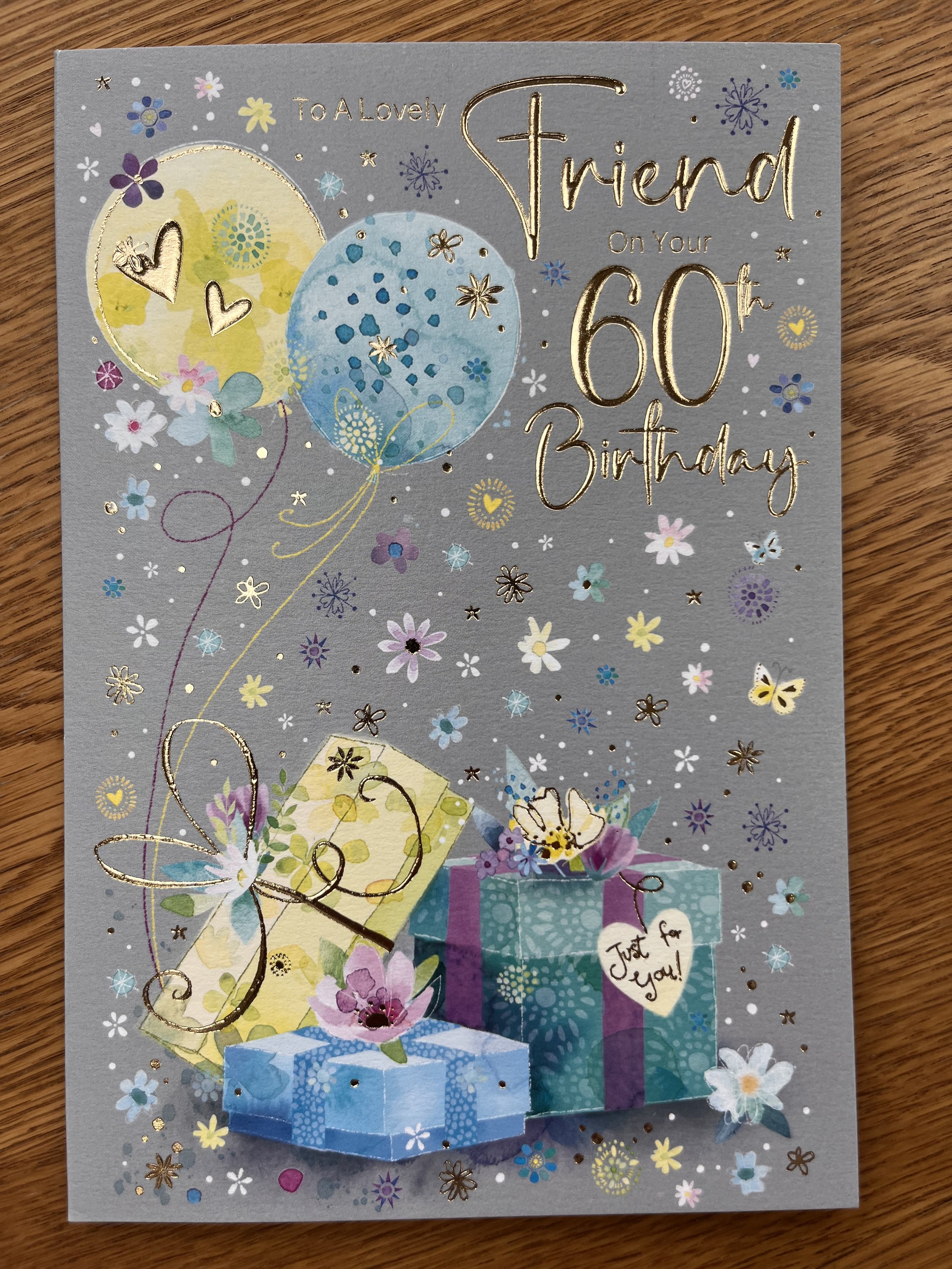 Friend 60th Birthday card