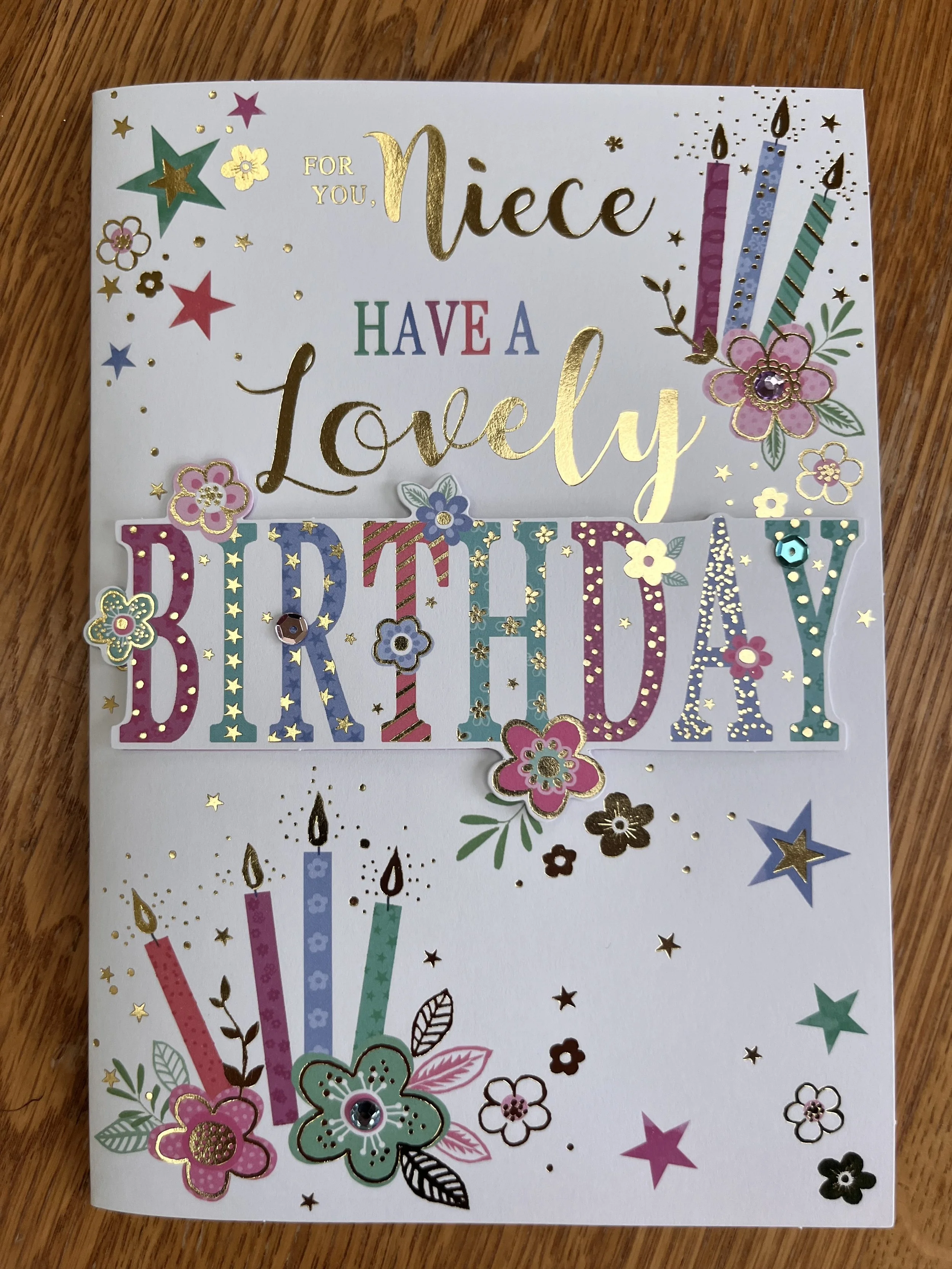 Niece birthday card