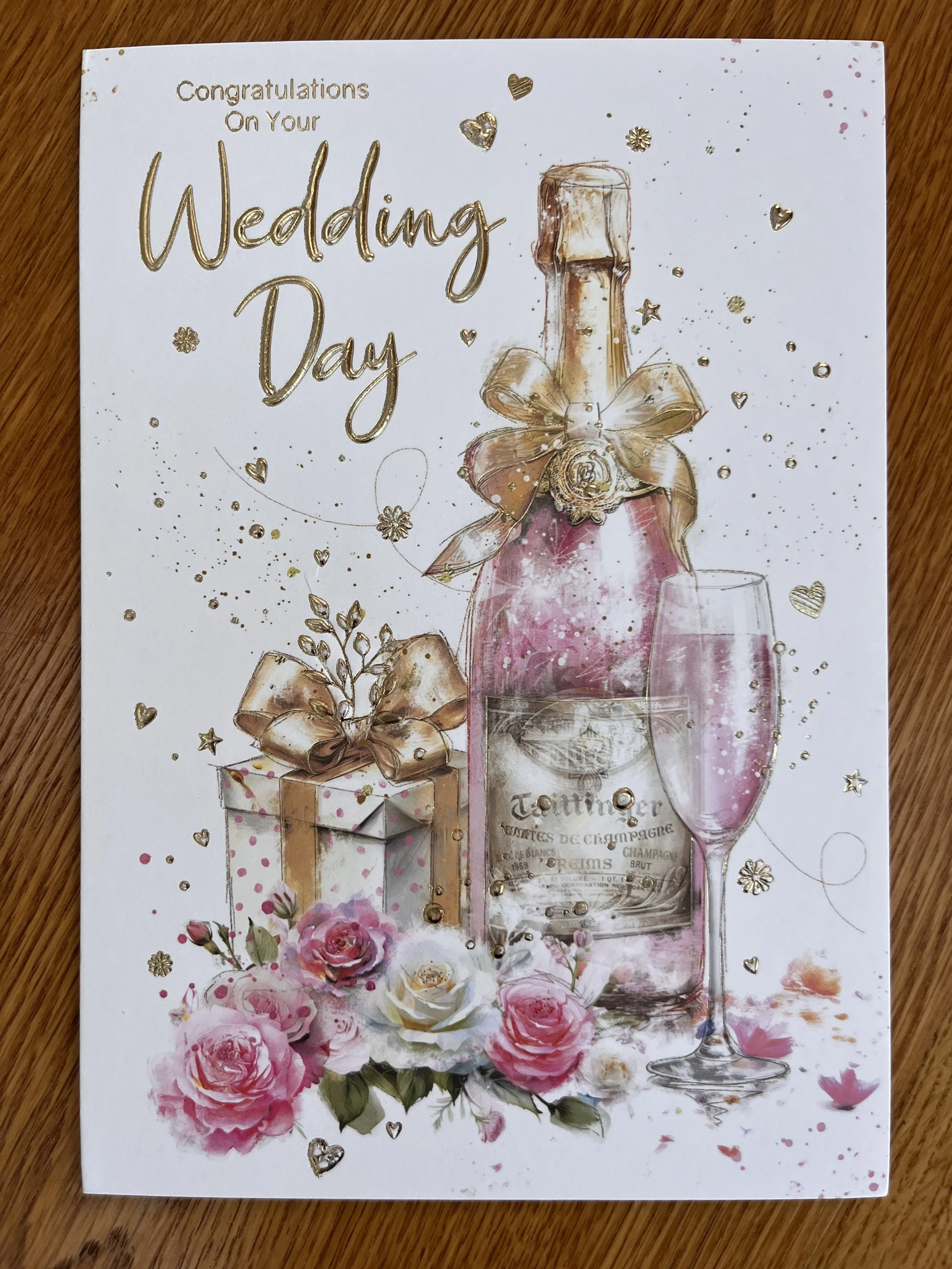 Wedding day card
