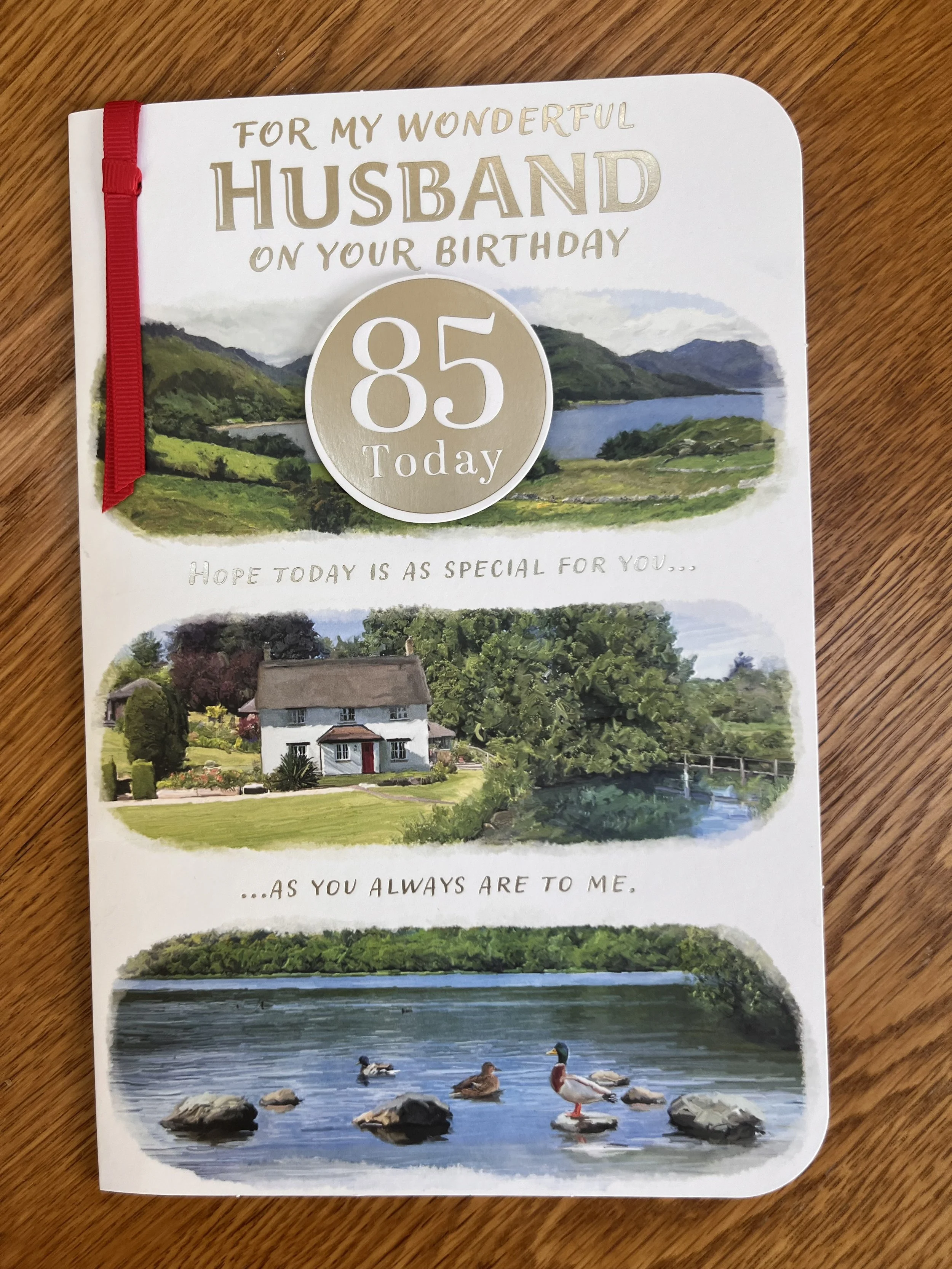 Husband 85th birthday card