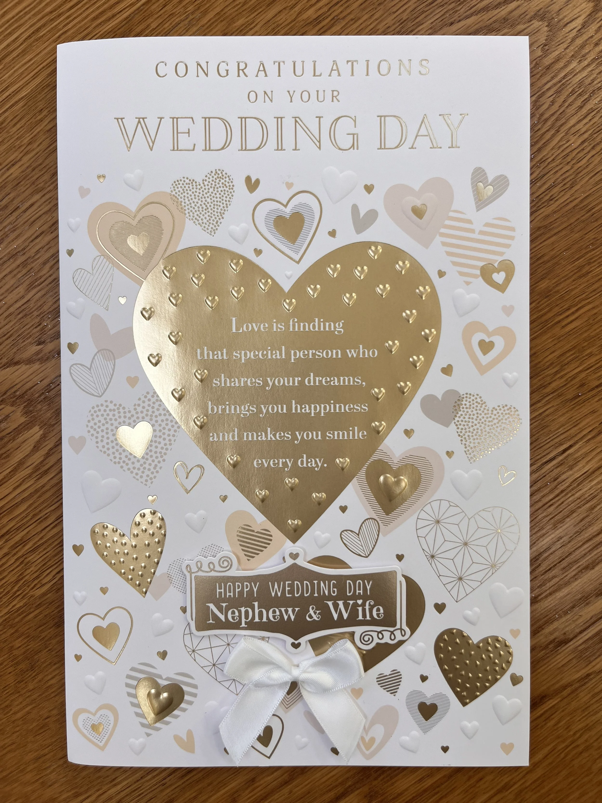 Extra Special Nephew and Wife Wedding Day Card