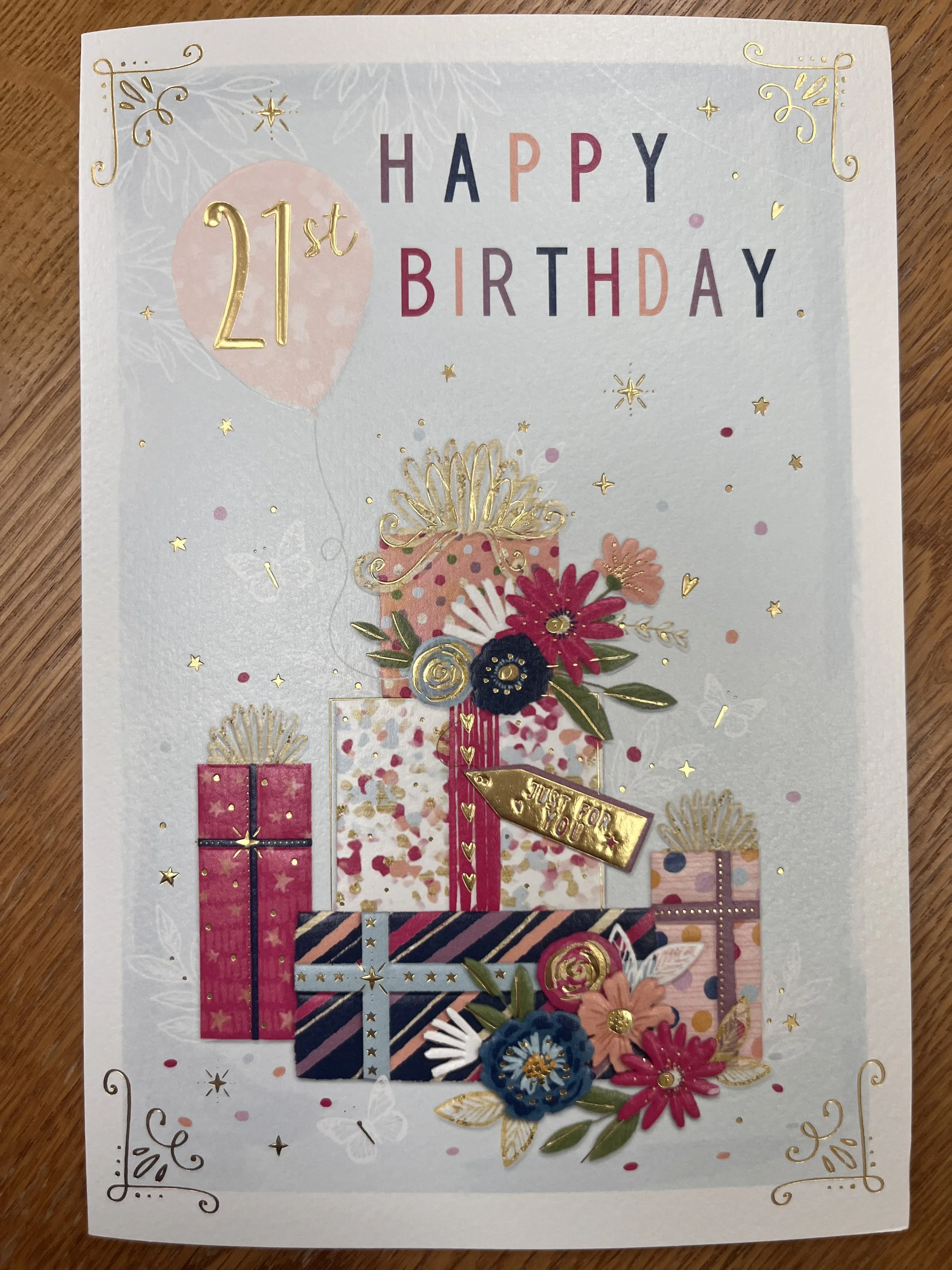 21 Birthday card