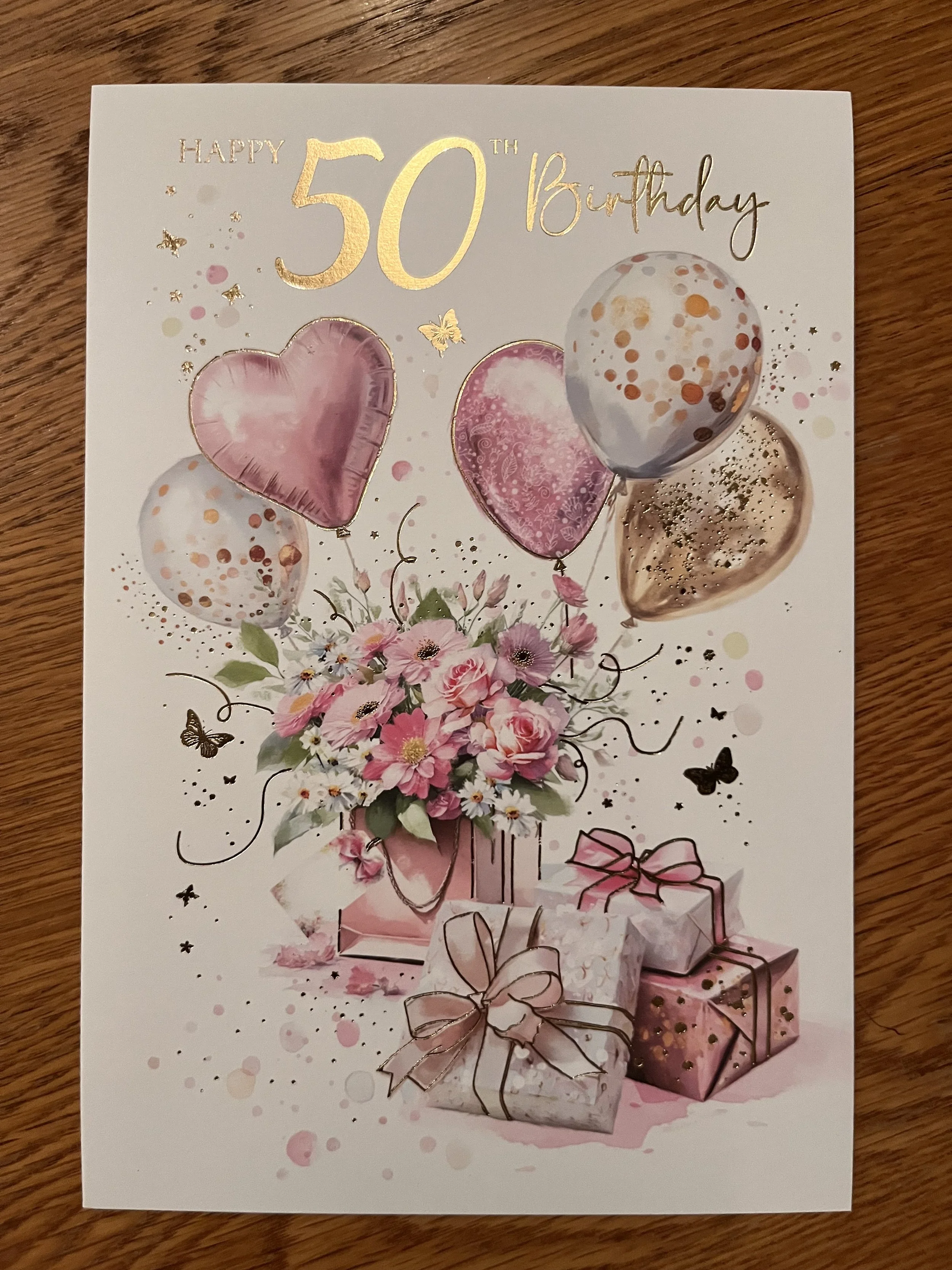 50th Birthday card