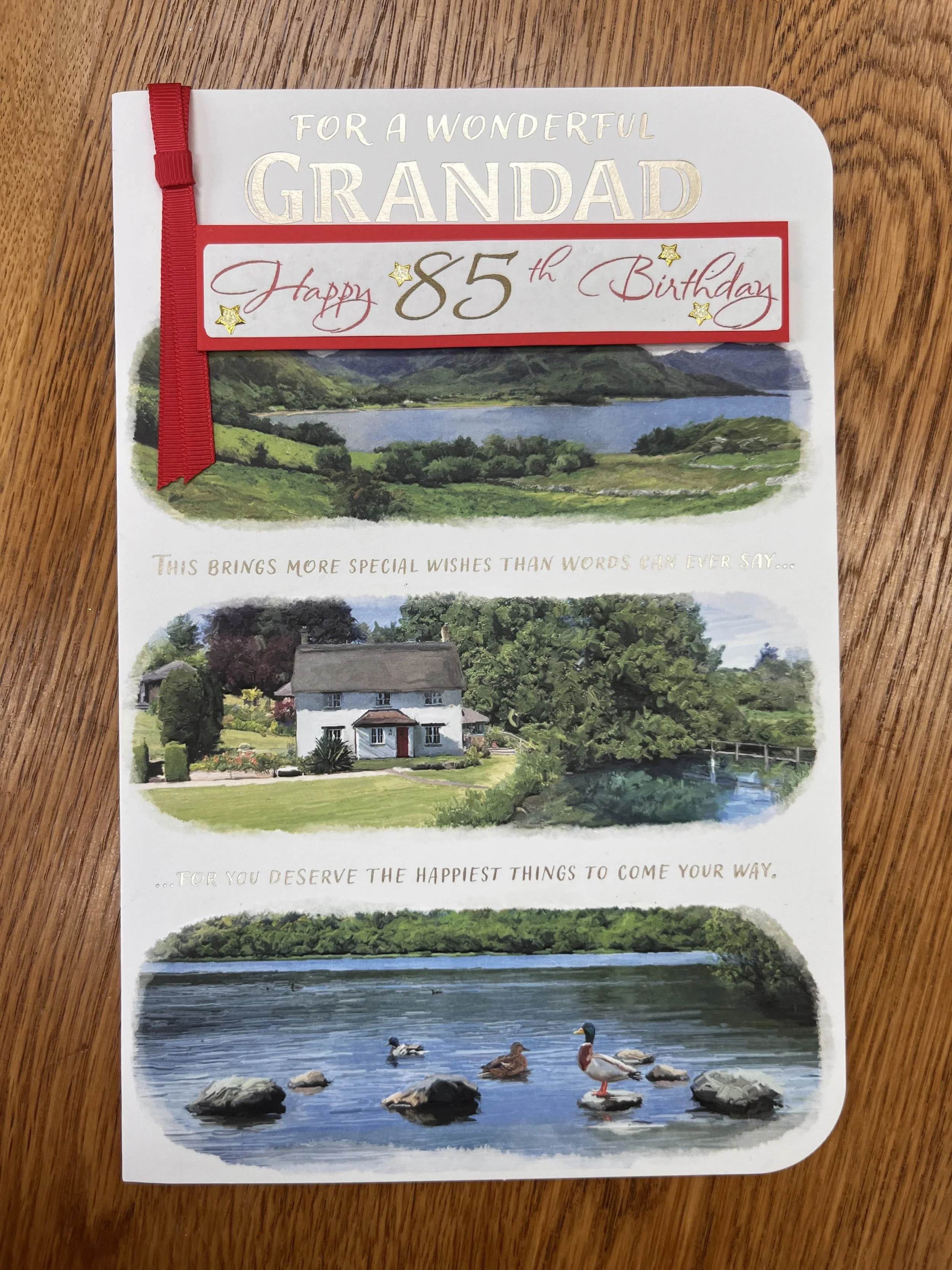 Grandad 85th birthday card