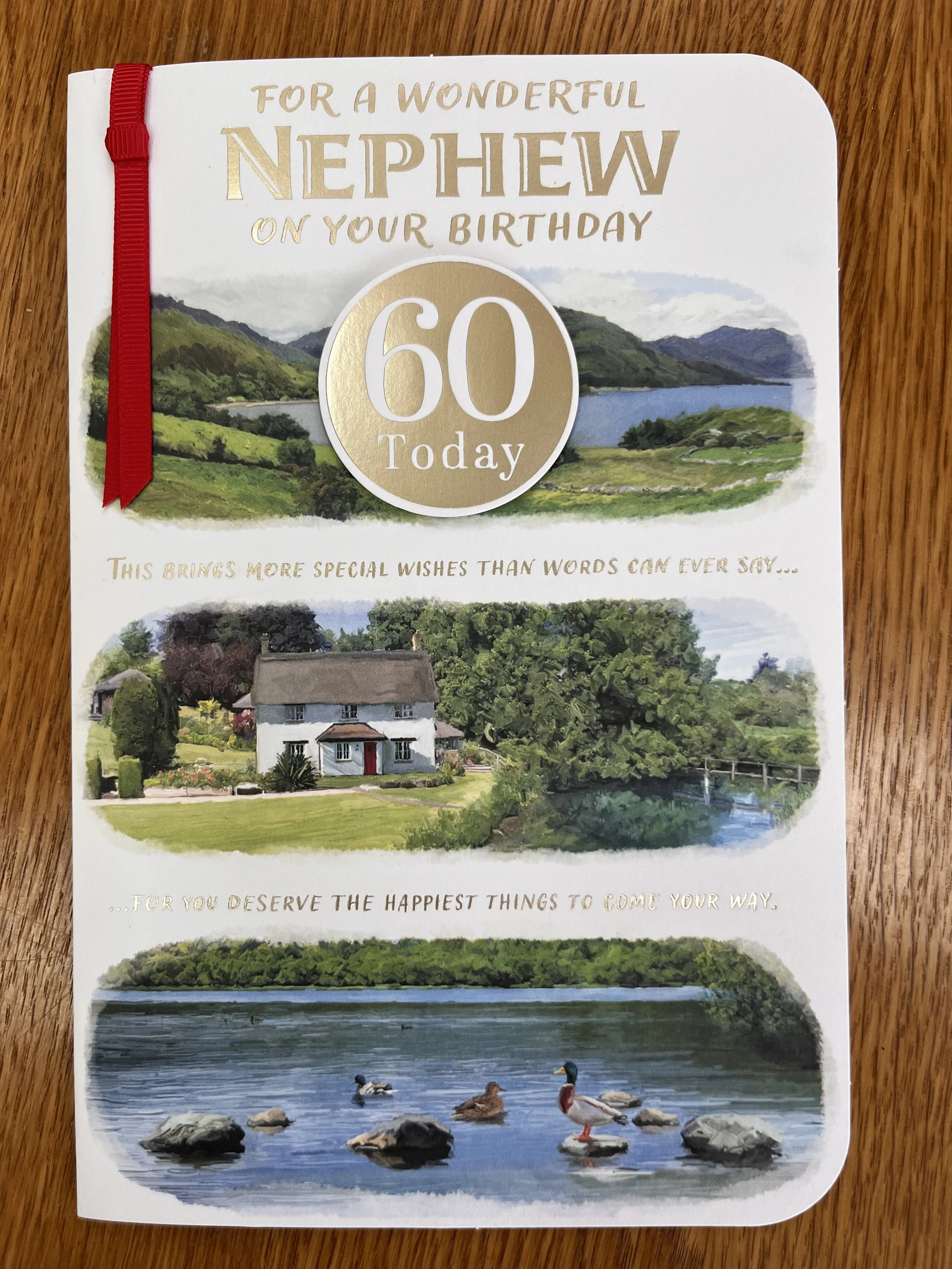 Nephew 60th Birthday card