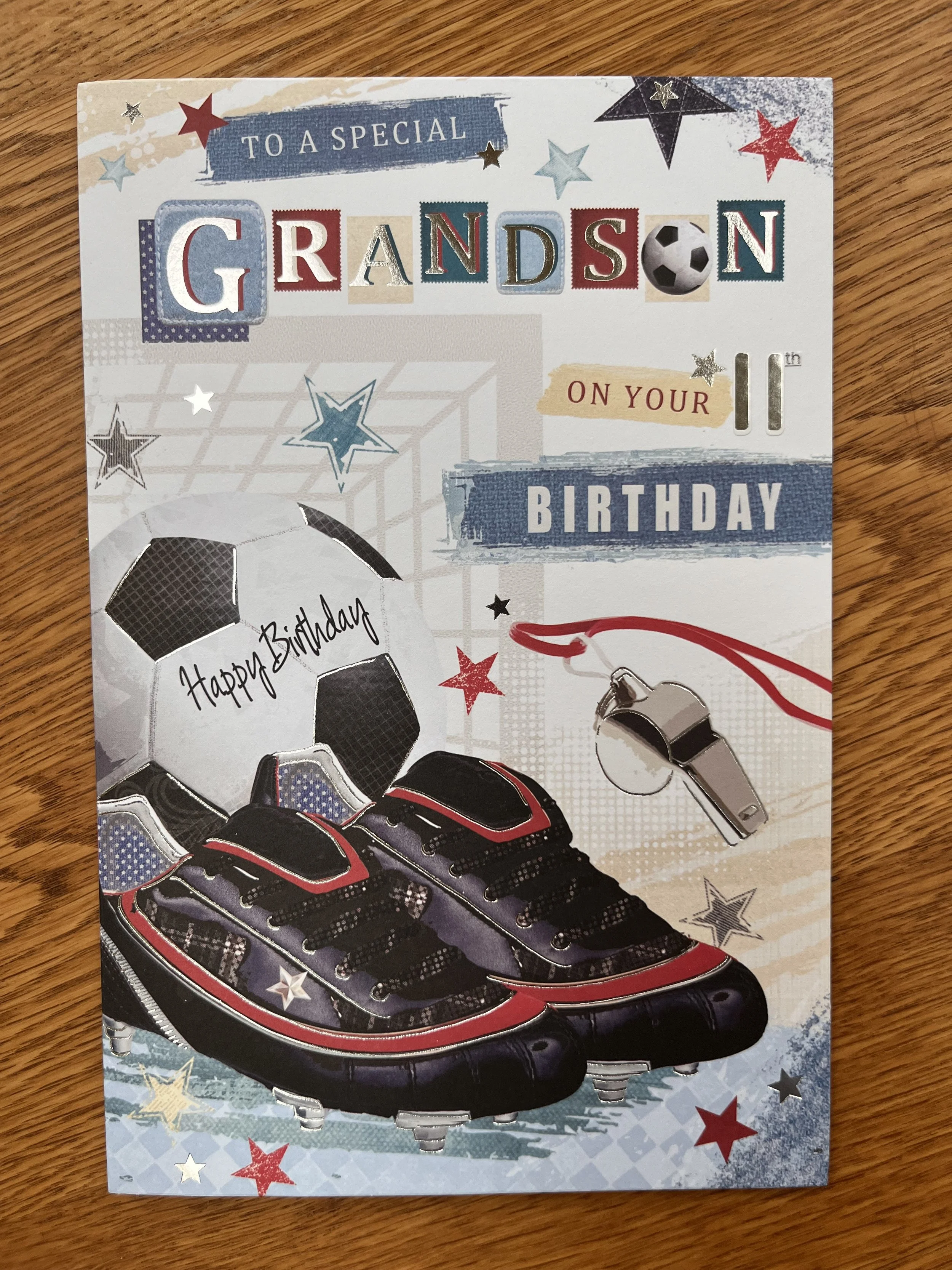 Grandson 11th birthday card