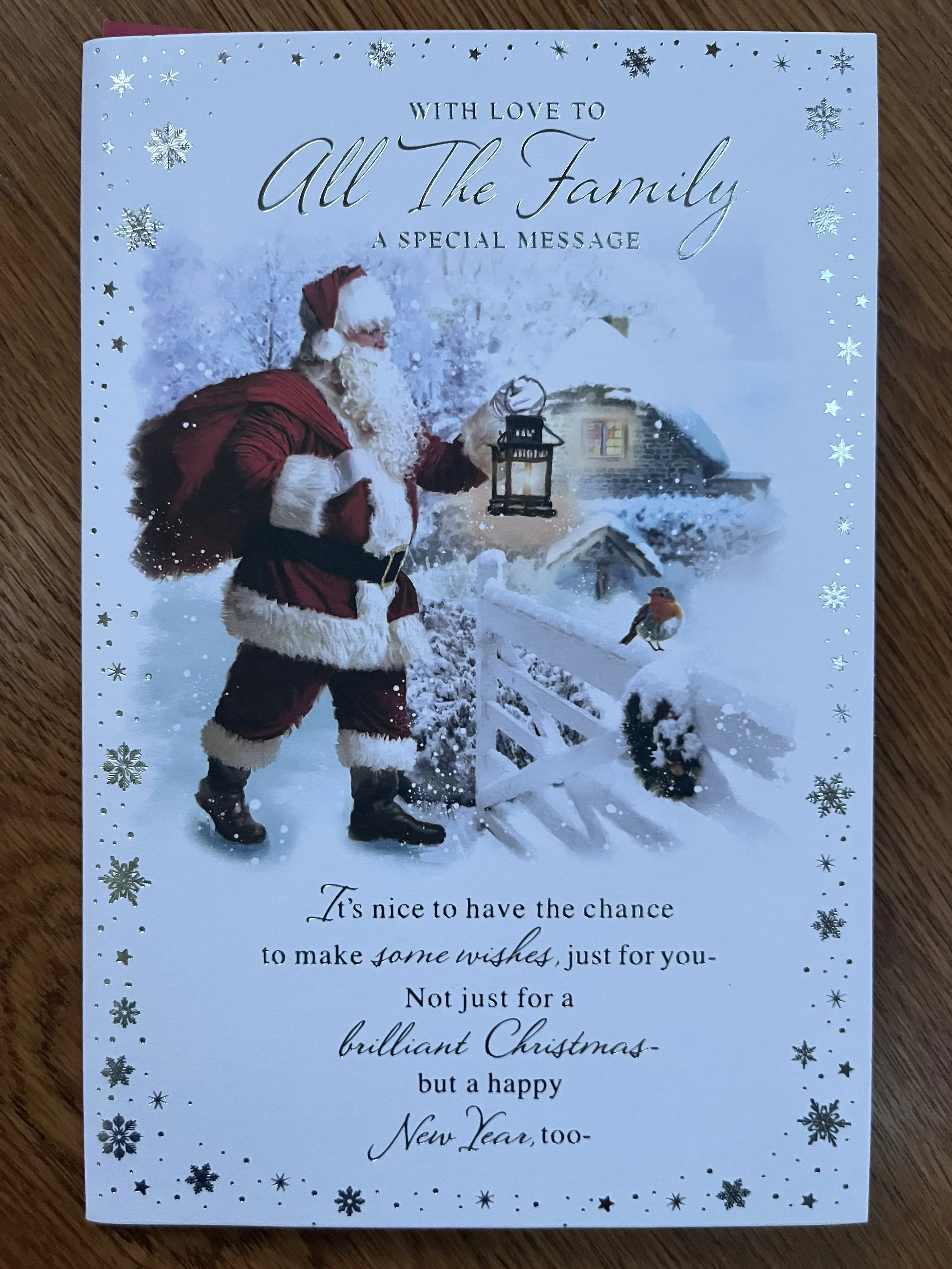 Special Family christmas  card