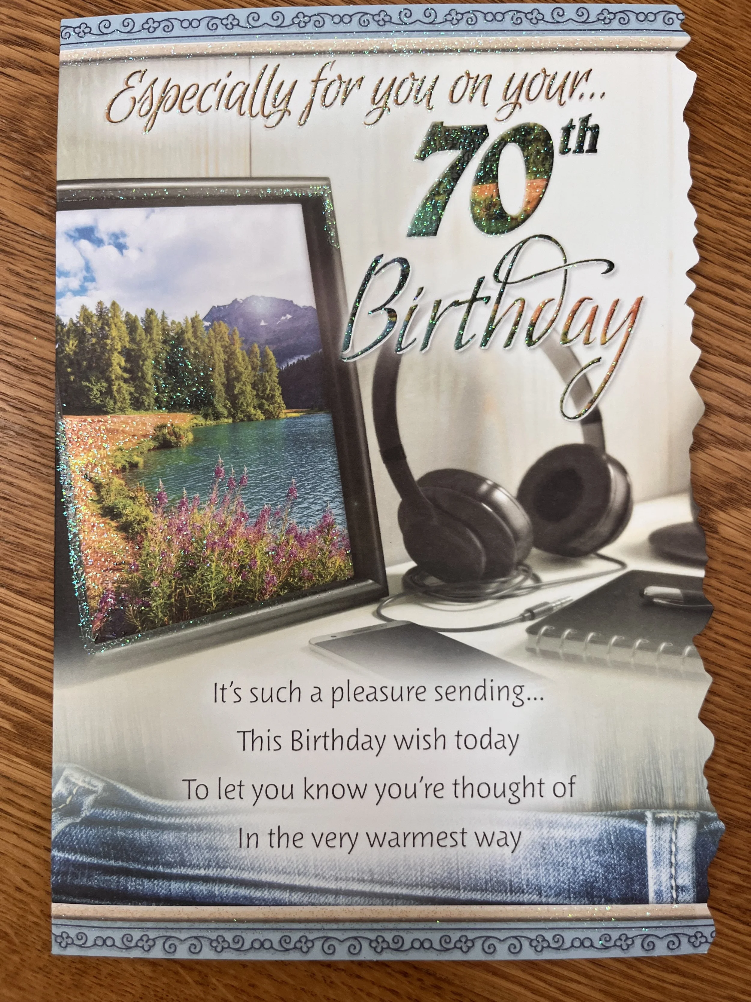 Someone Special 70th birthday card