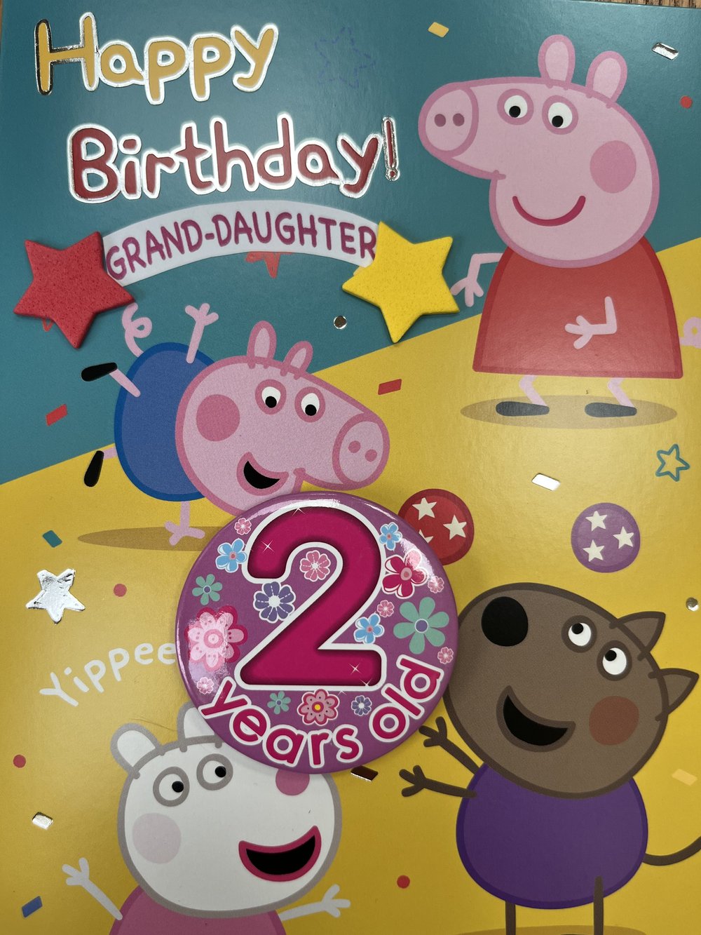 Peppa Pig Ppersonalised Birthday Cards Any Name And Age. Free Message