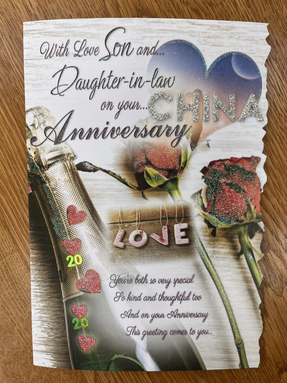 20th wedding anniversary wishes for daughter and son in law ...