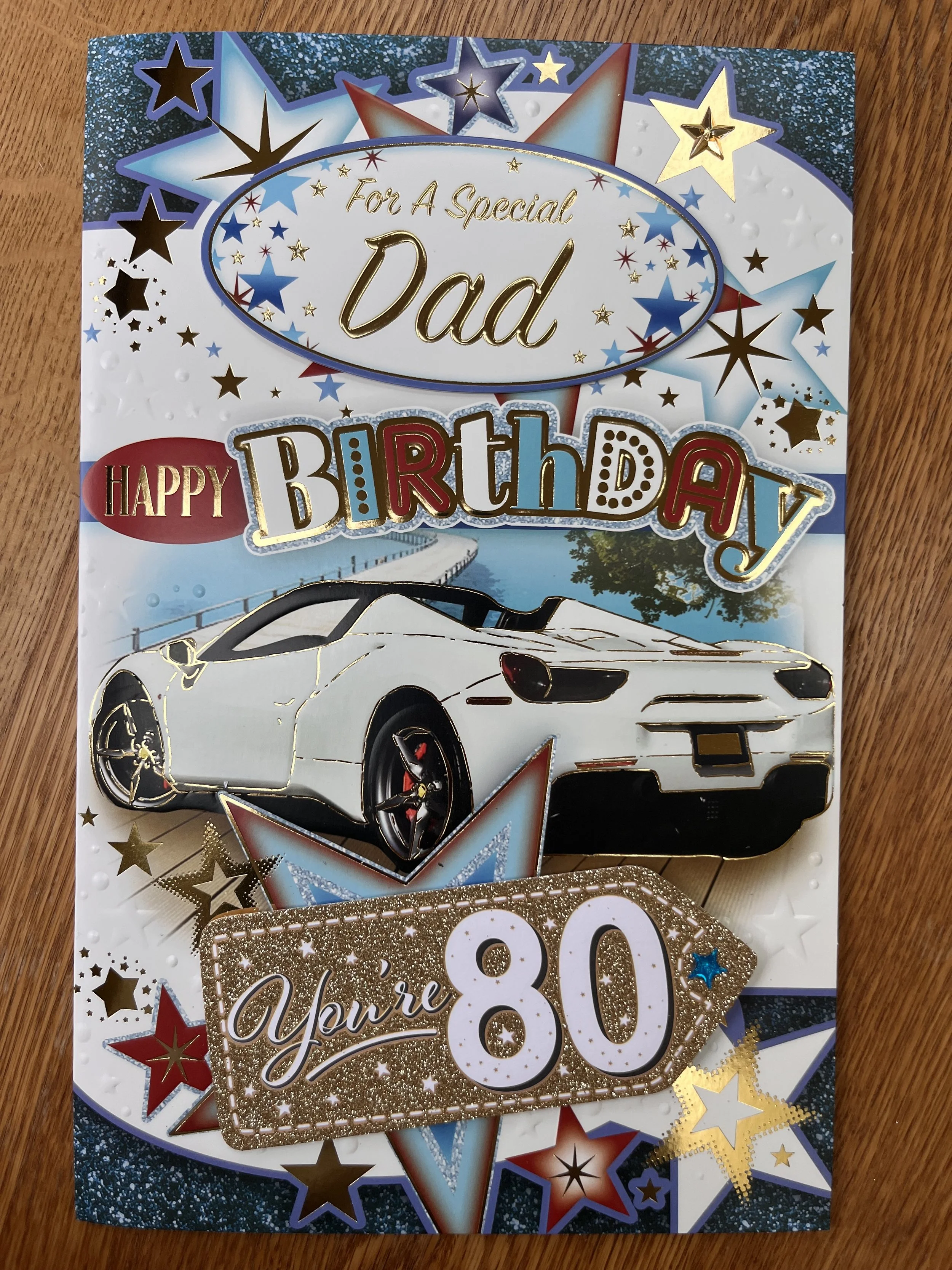 Extra Special Dad  80th Birthday card
