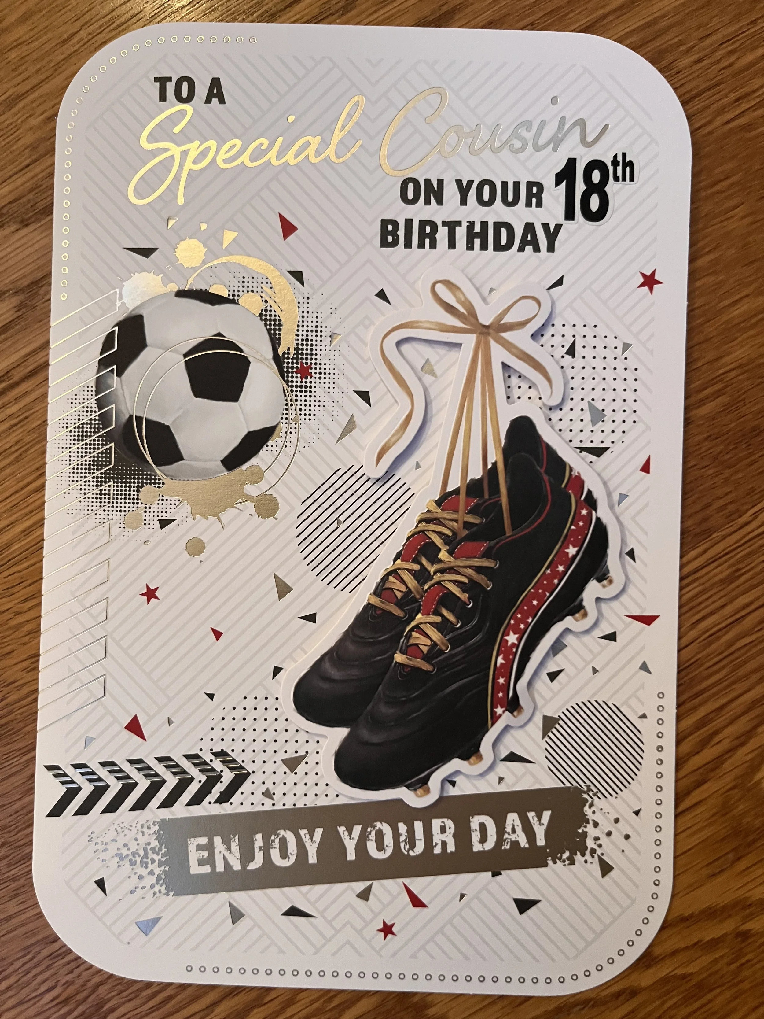 Cousin 18th Birthday card