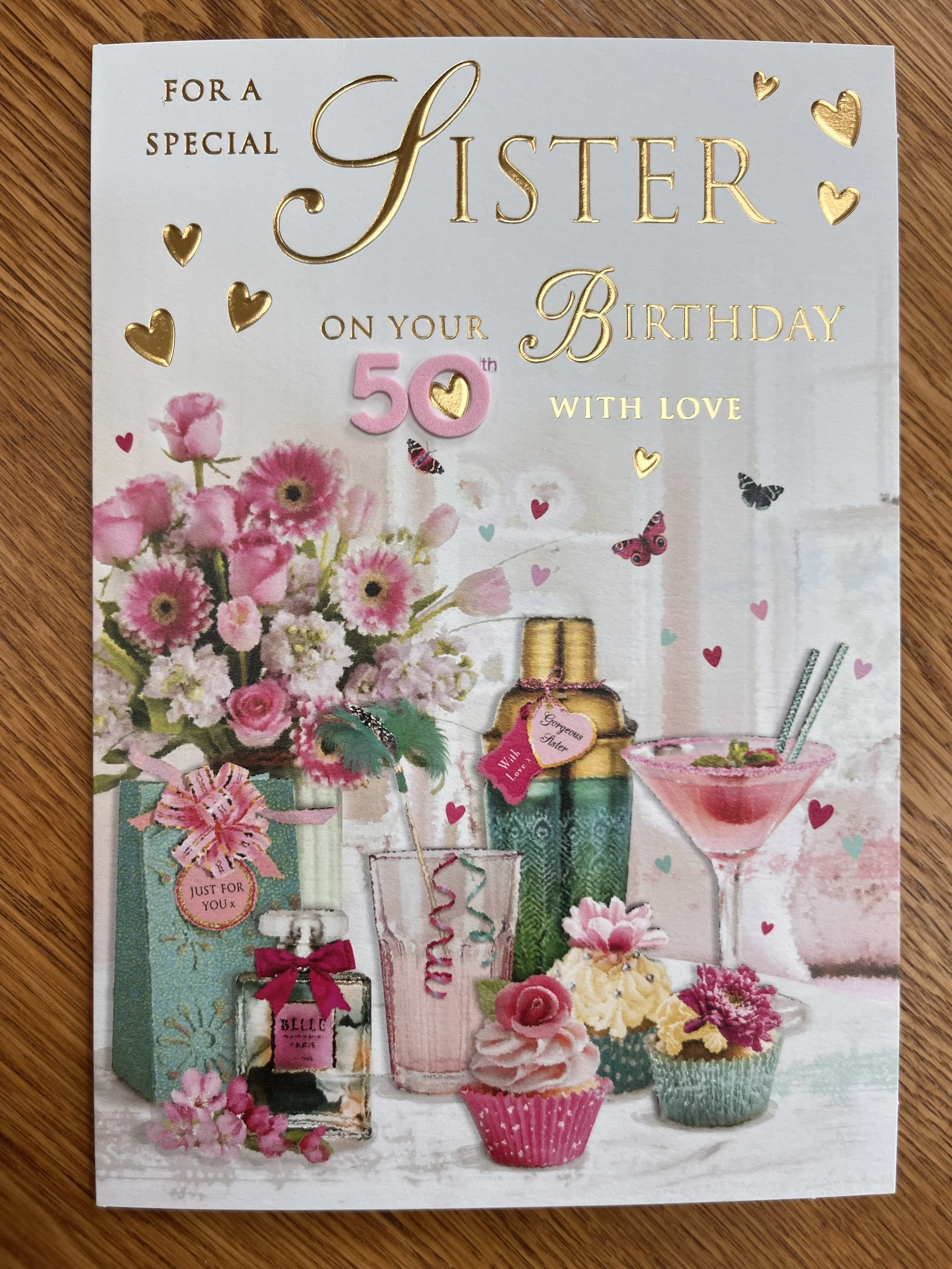 Sister 50th Birthday card