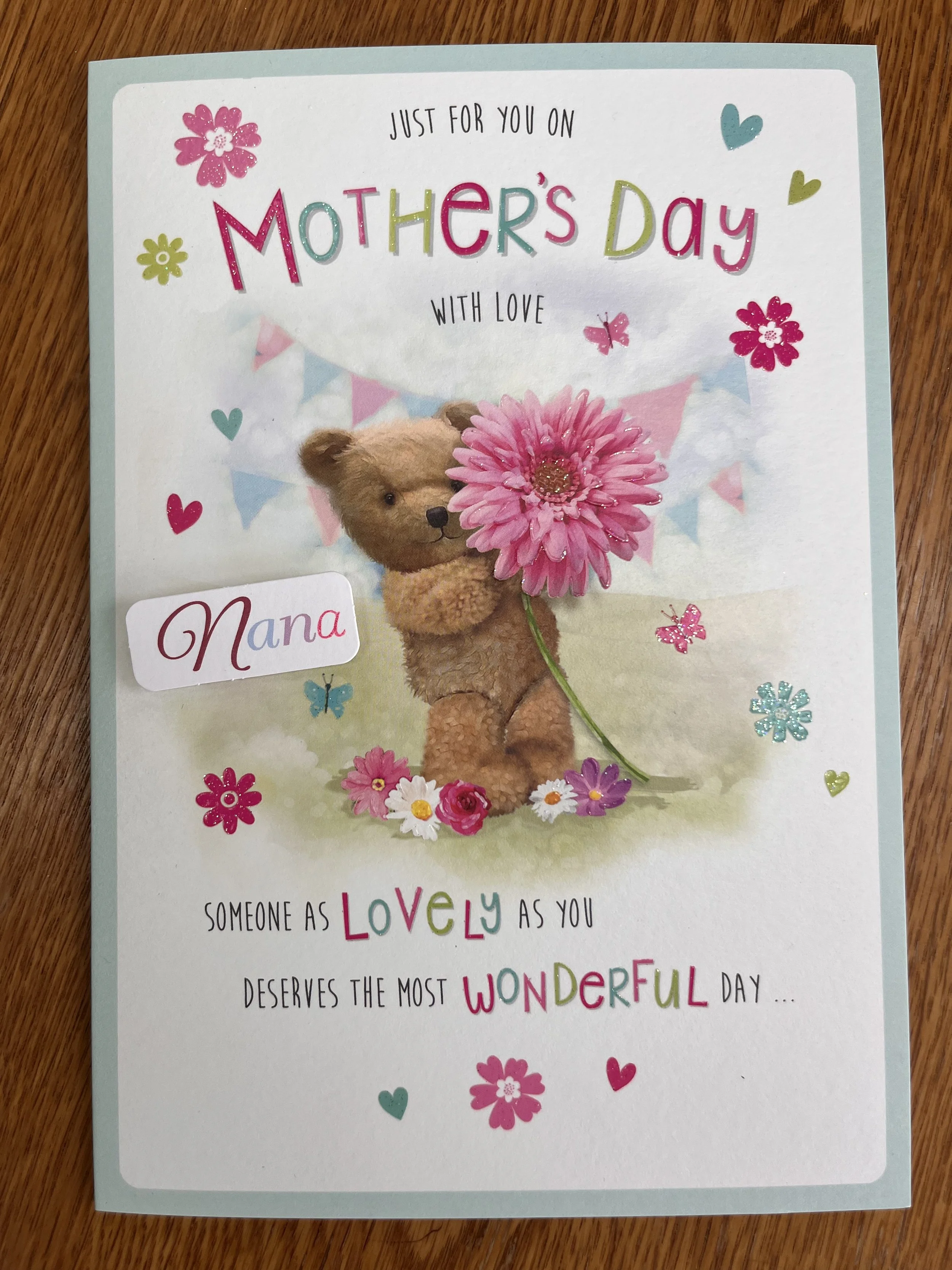 Nana Mothers day  card