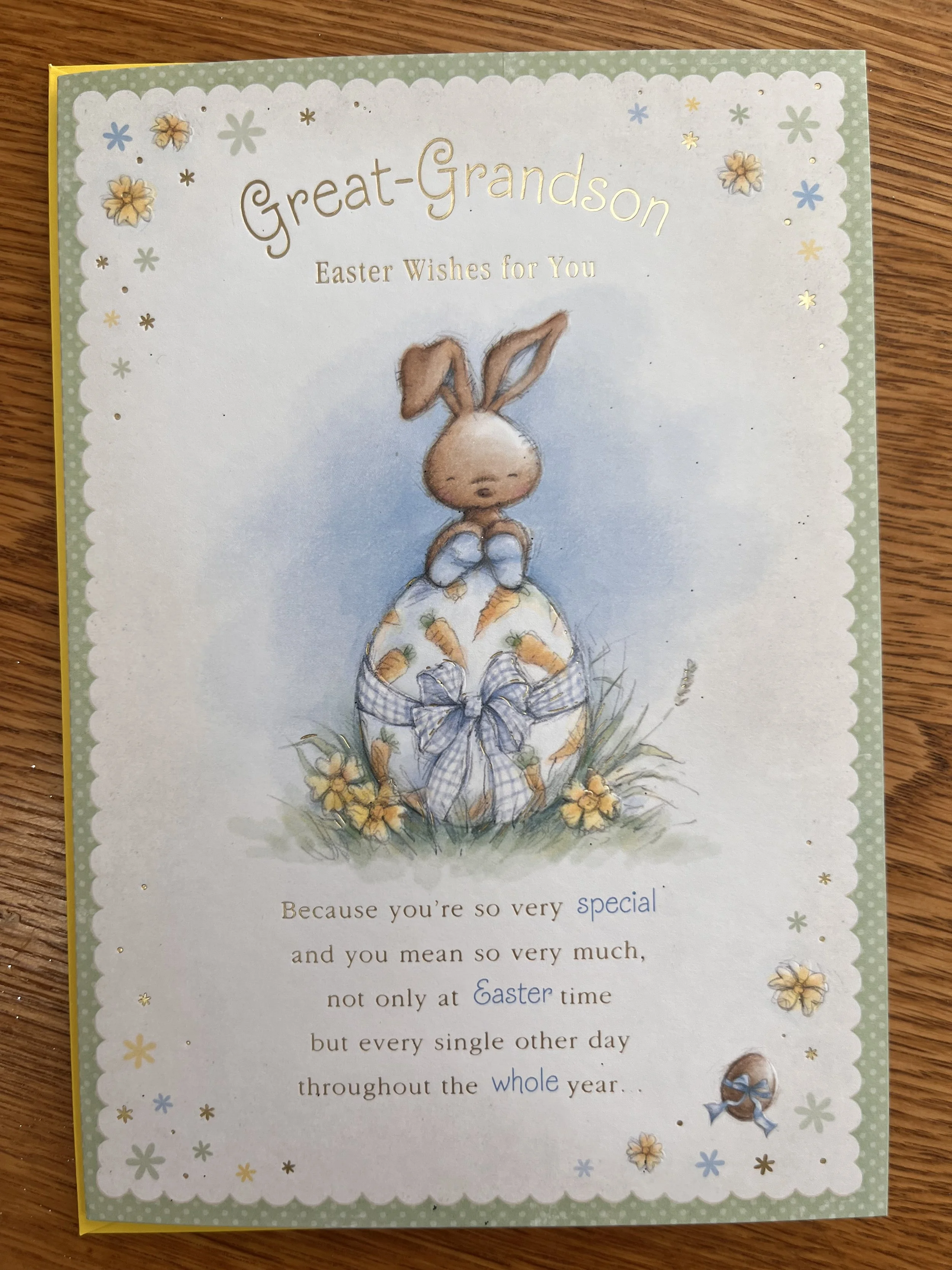 Great Grandson Easter Card