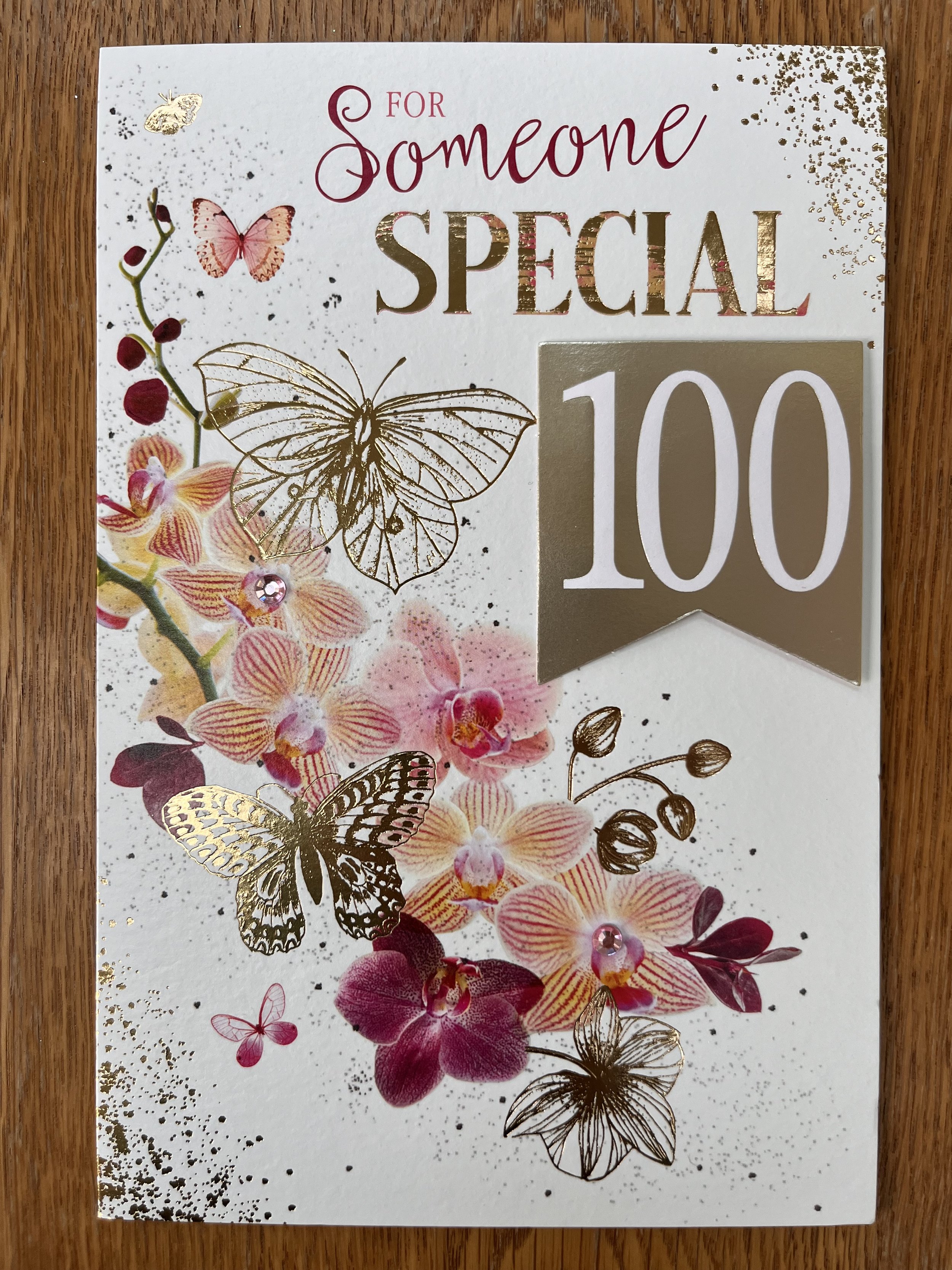 Someone Special 100th Birthday Card