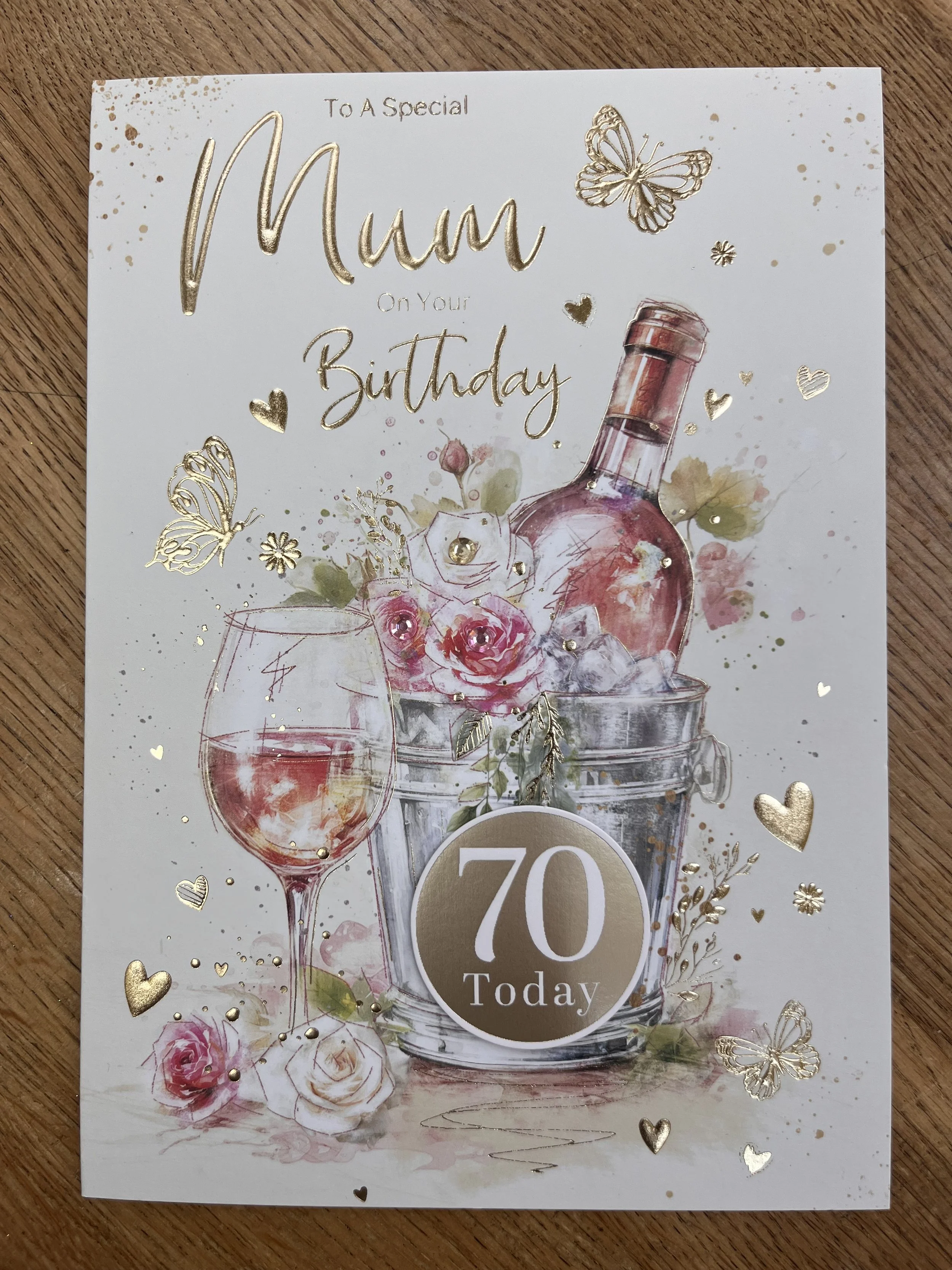 Mum 70th birthday card