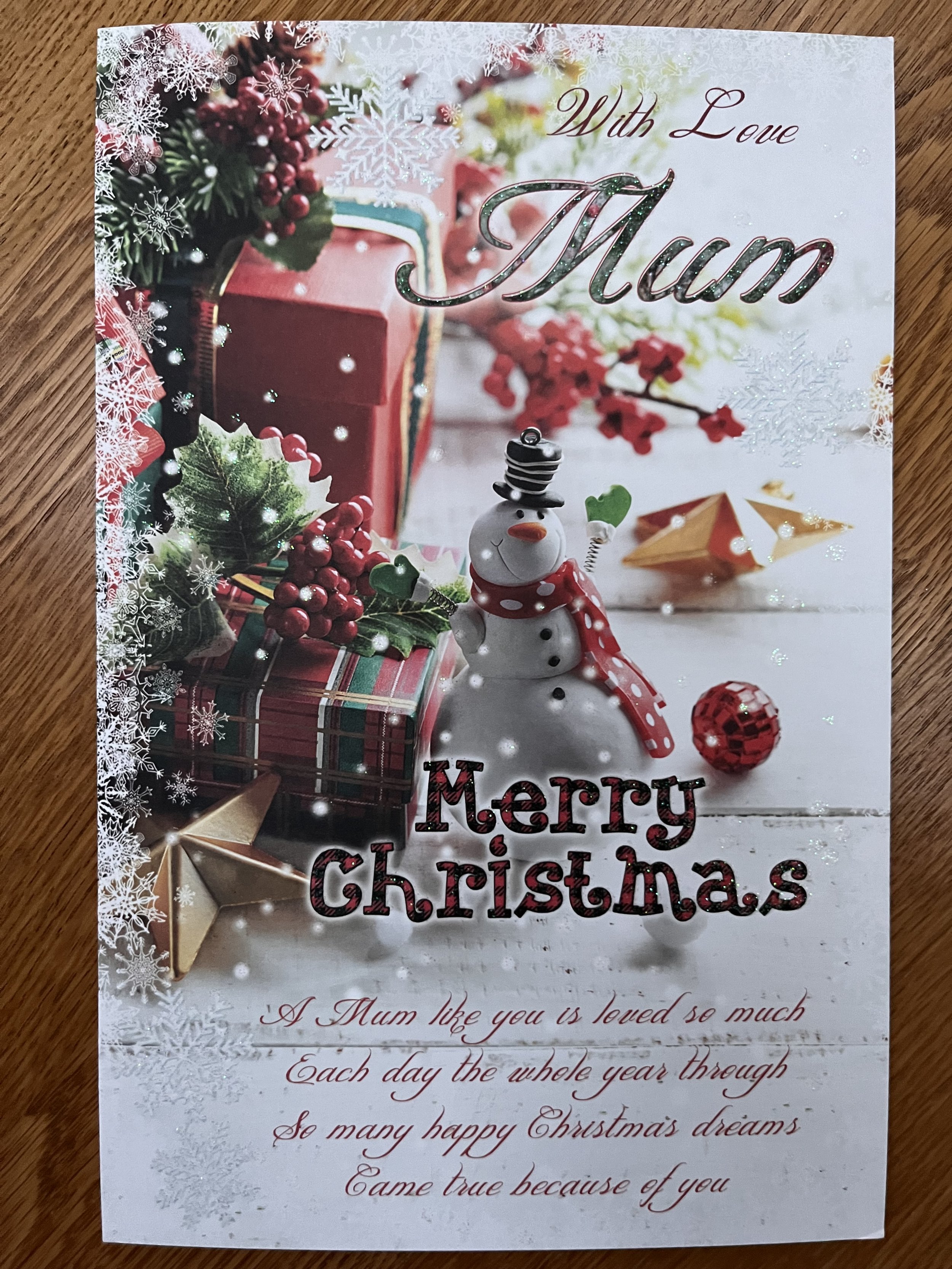 Mum Christmas Card