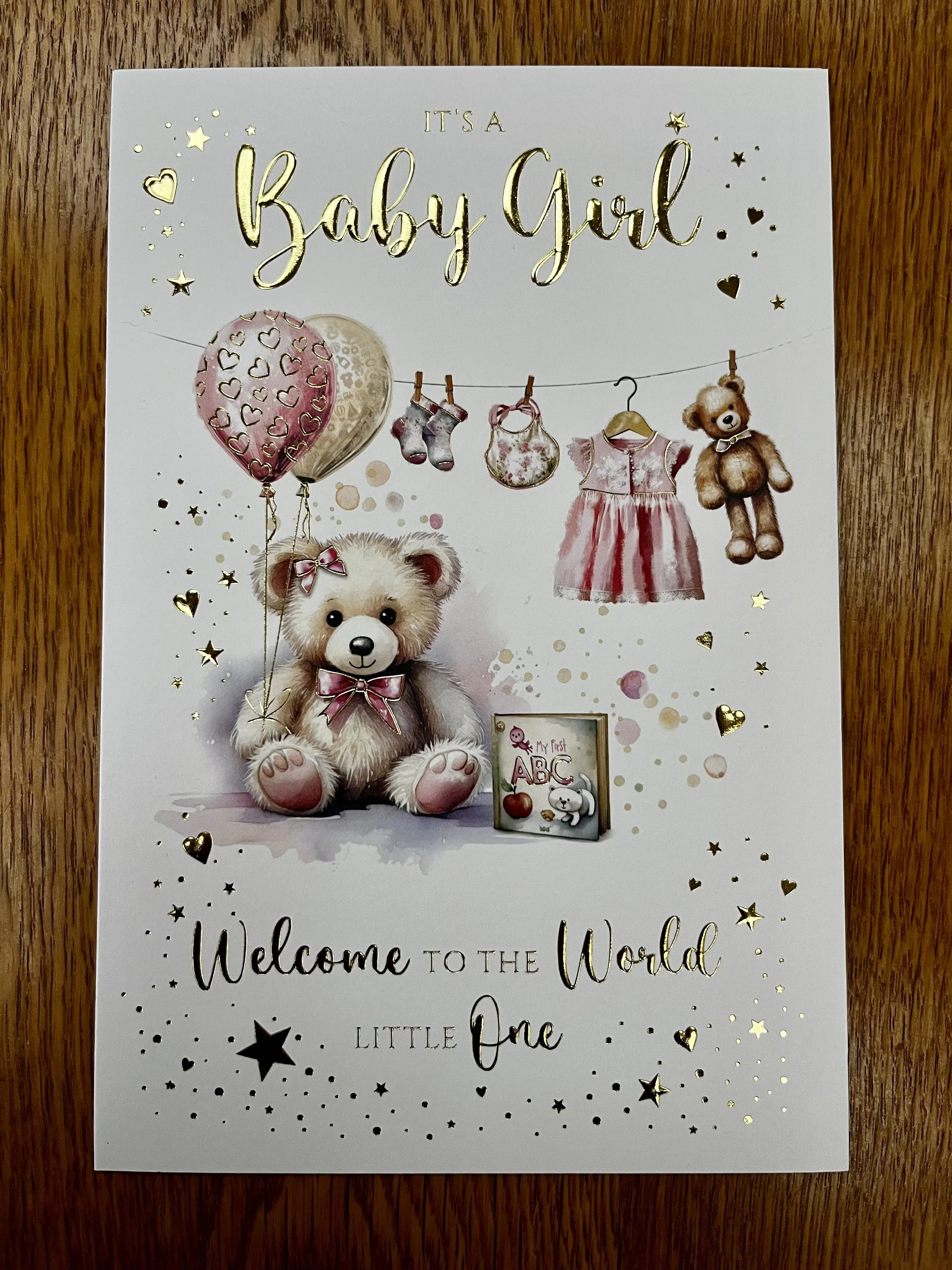 Birth of Baby Girl  card