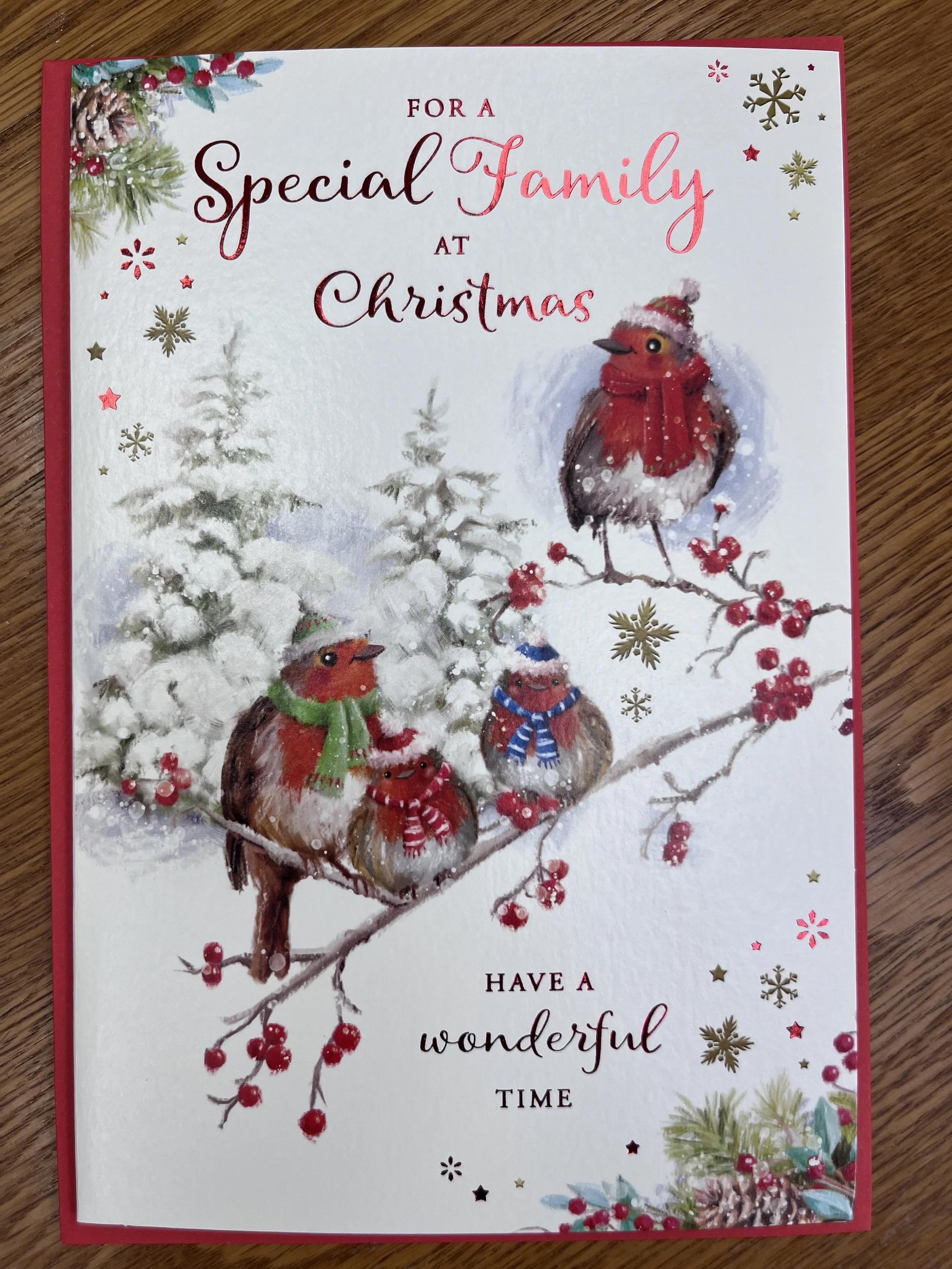 Special Family christmas  card