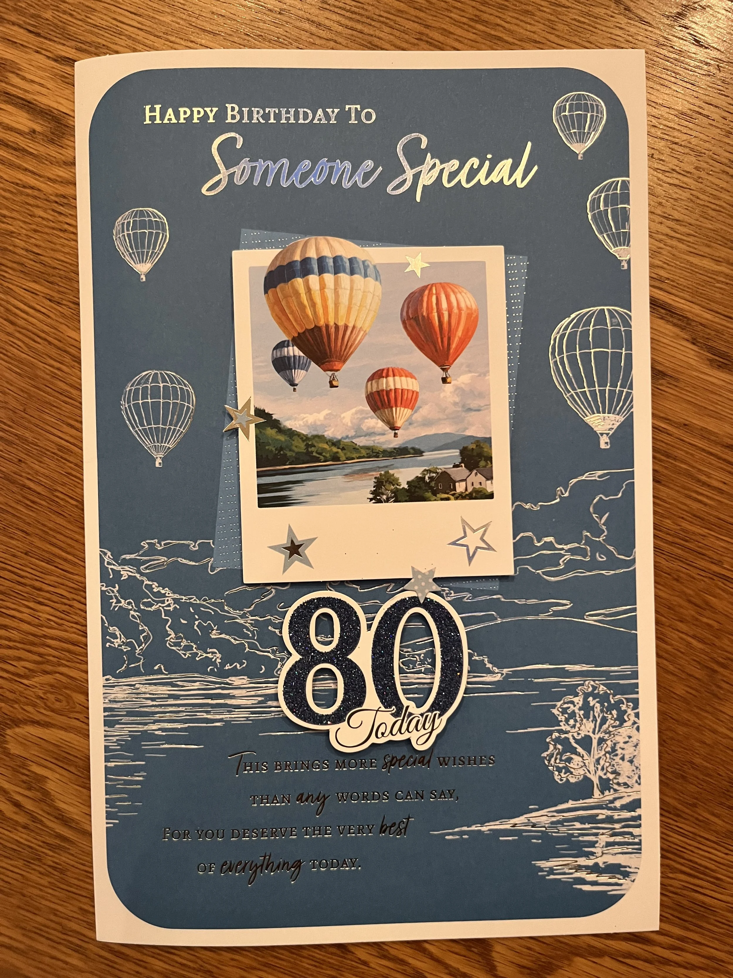 Extra Special Mans 80th Birthday Card