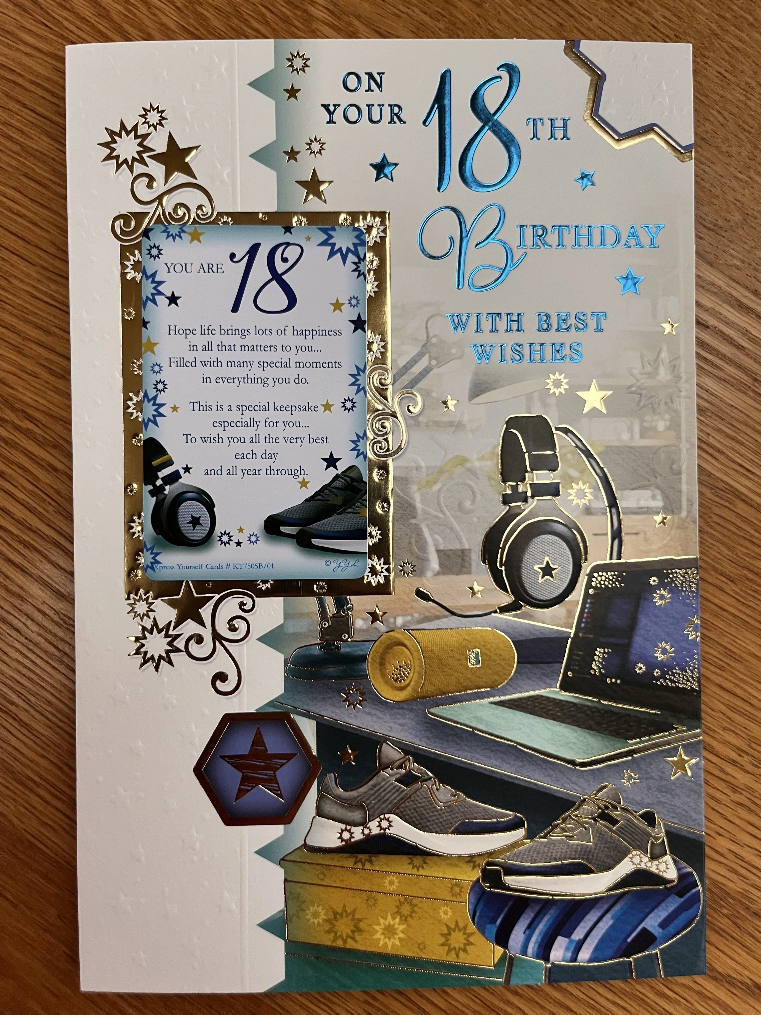 18th Birthday card
