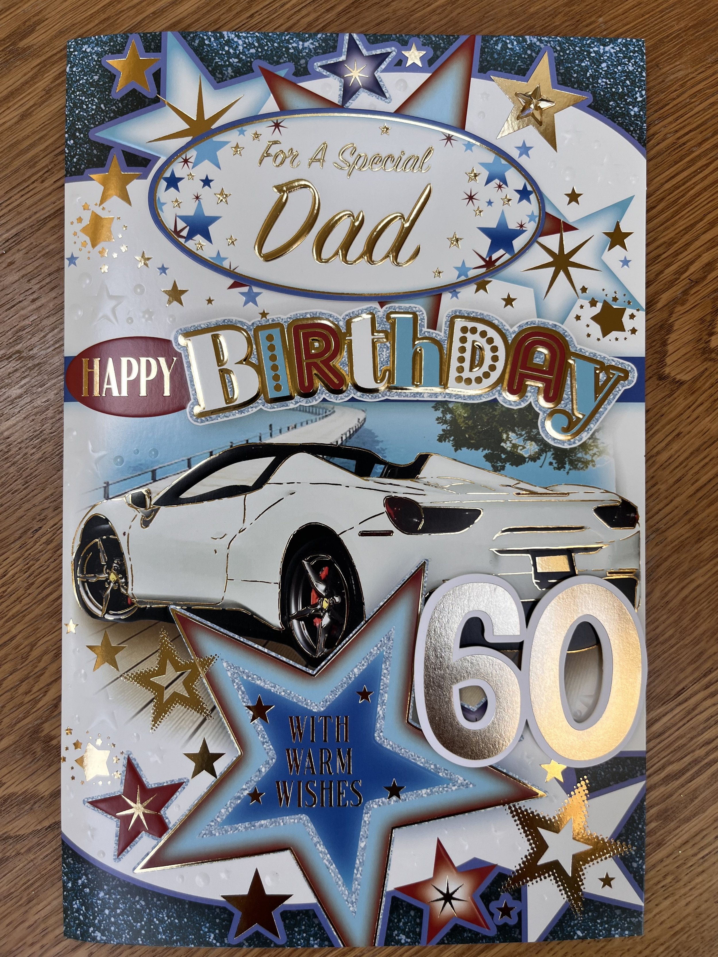Extra Special Dad 60th birthday card