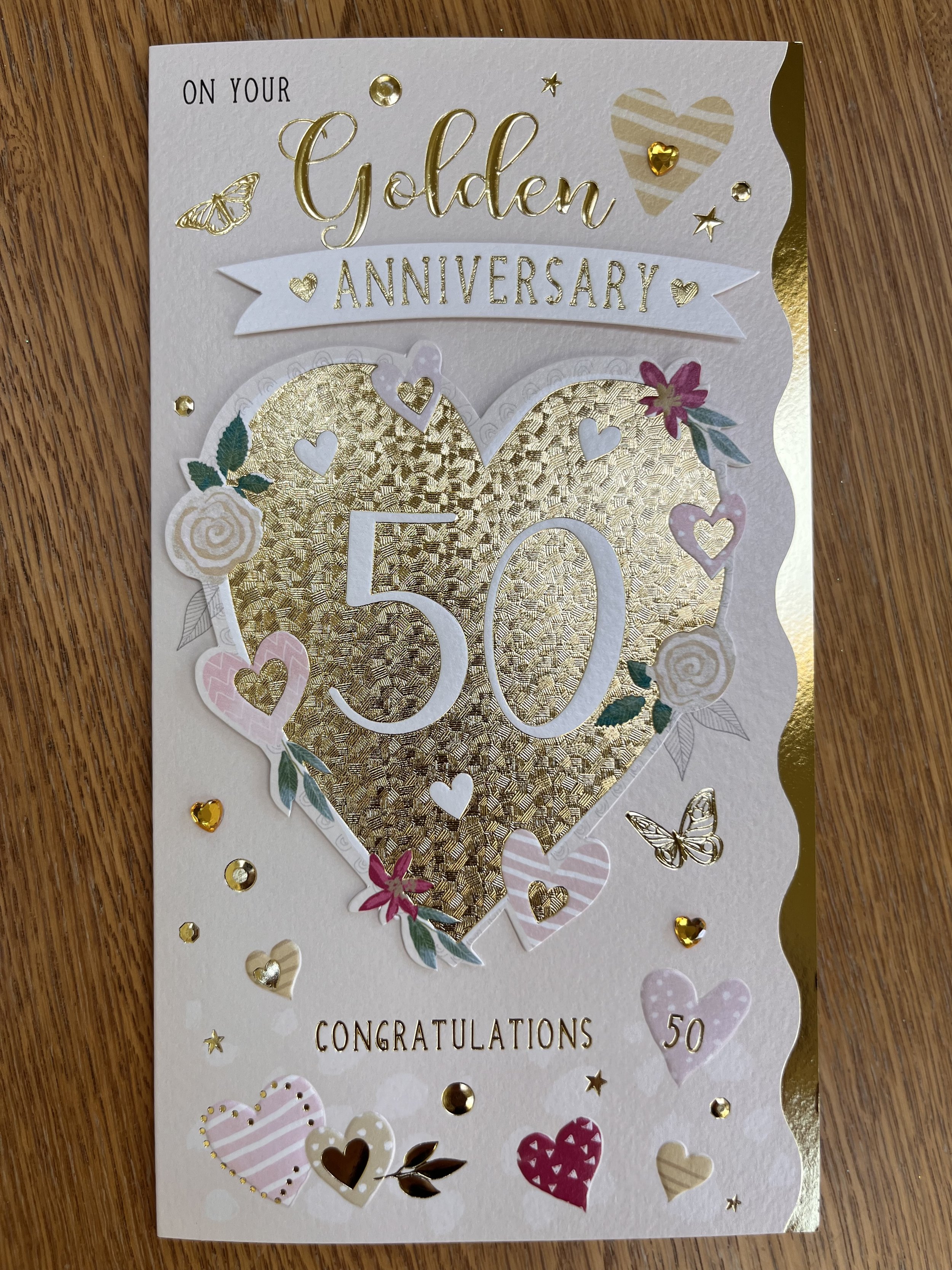 Golden Anniversary Card