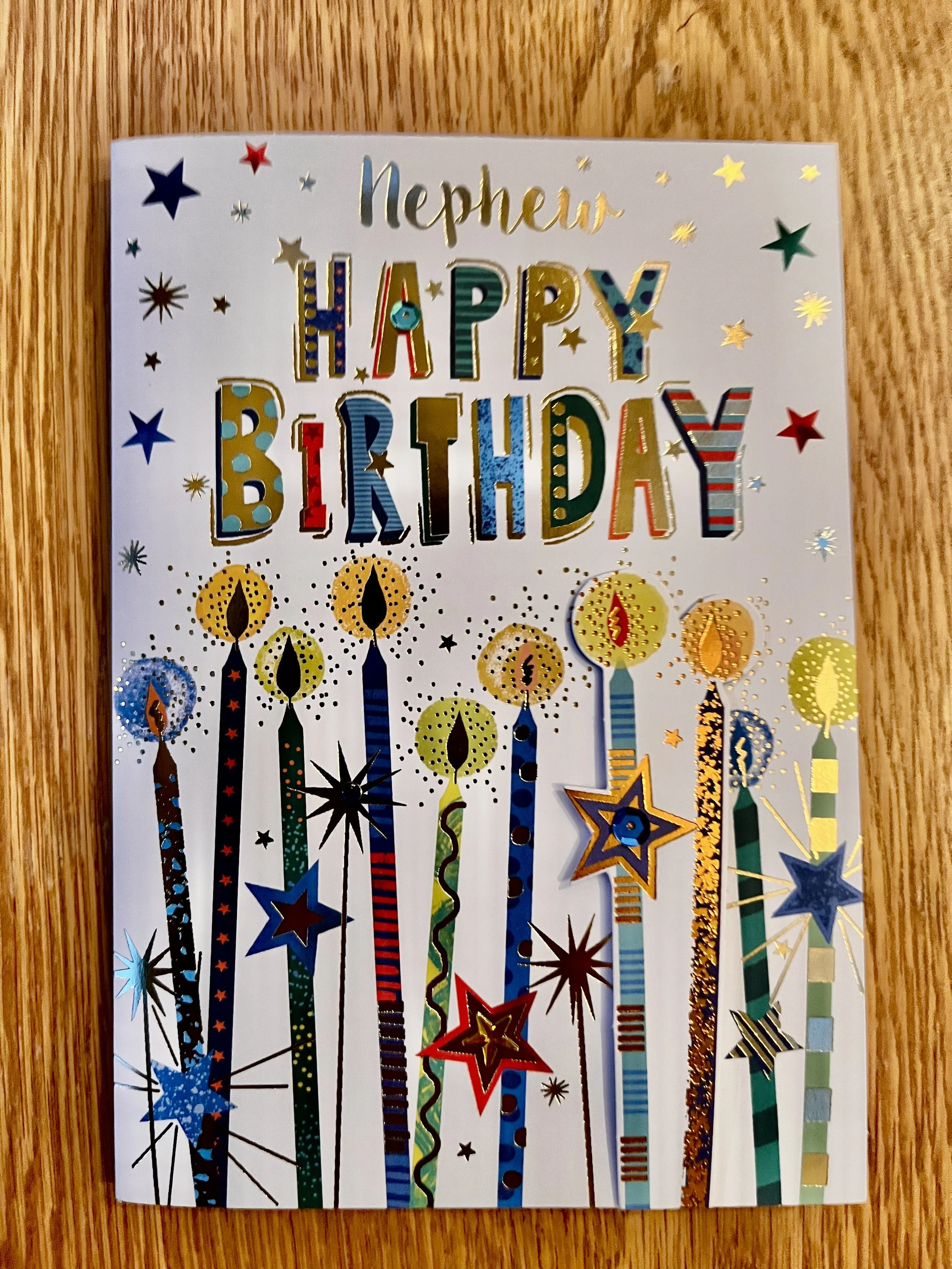 Nephew birthday card