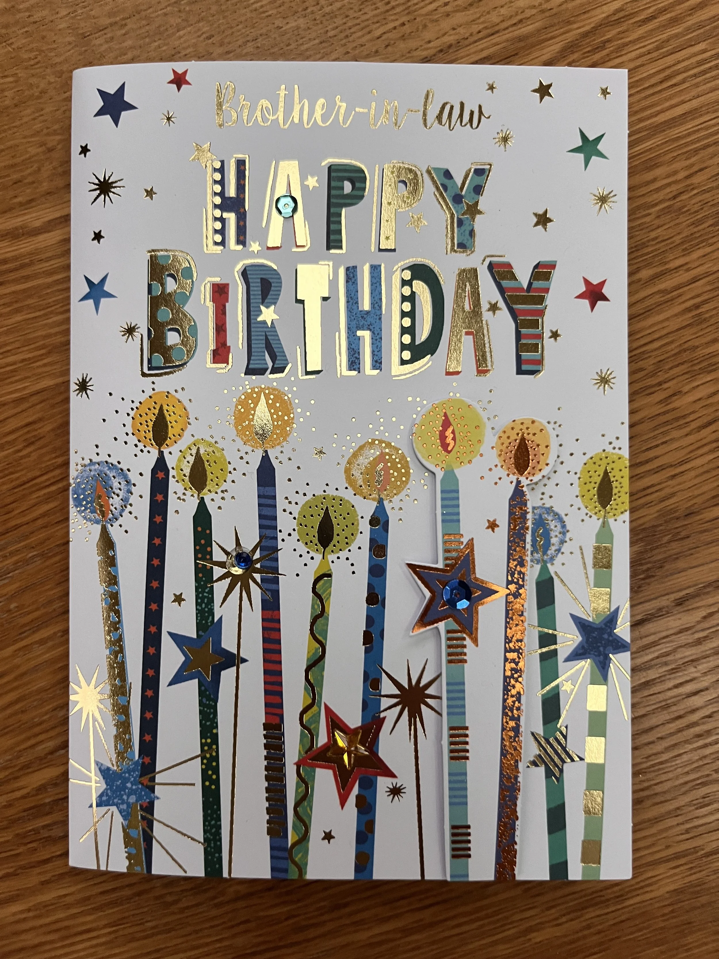 Brother-in-Law birthday card