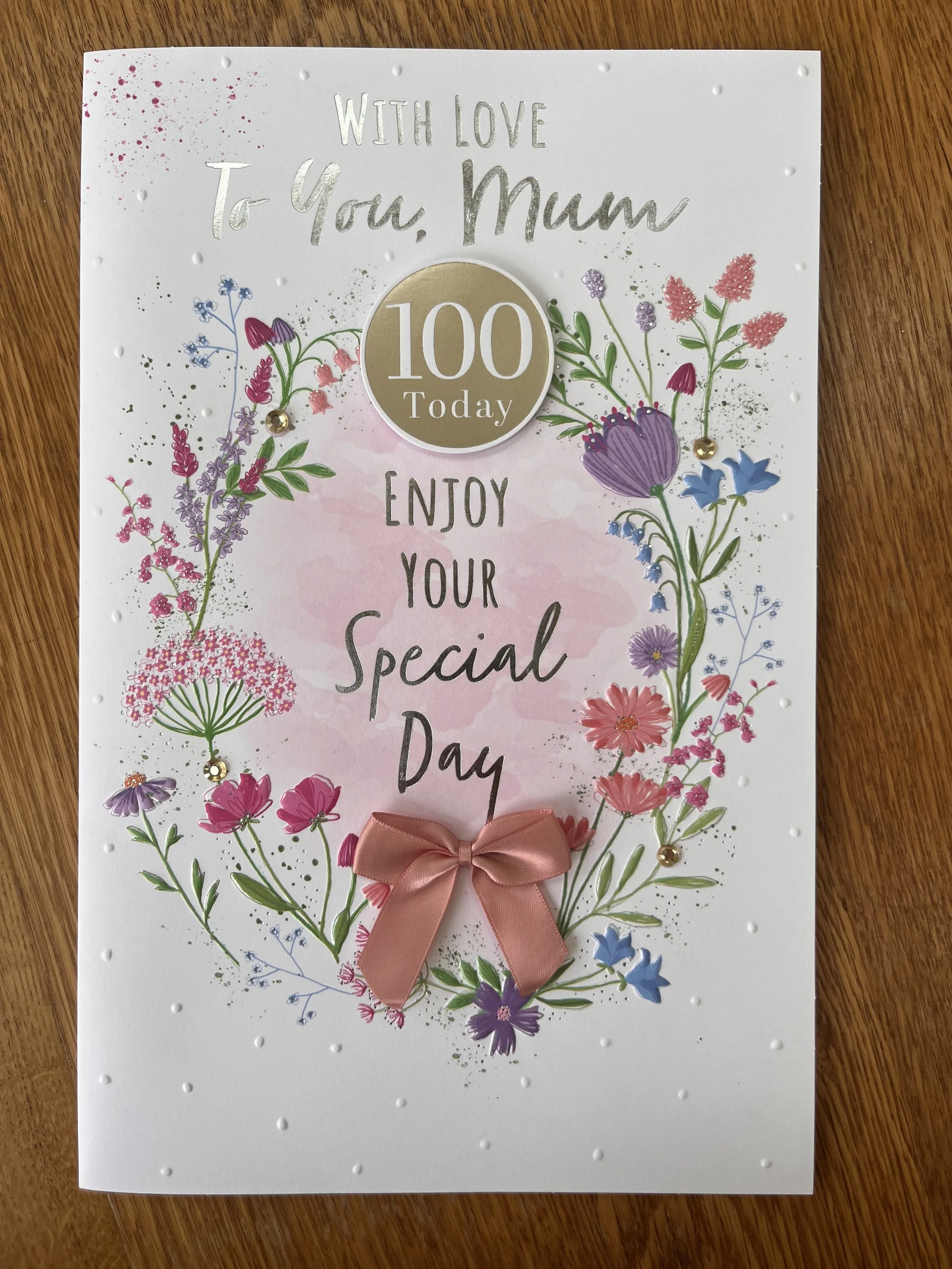 Extra Special 1926 Mum 100th Birthday card