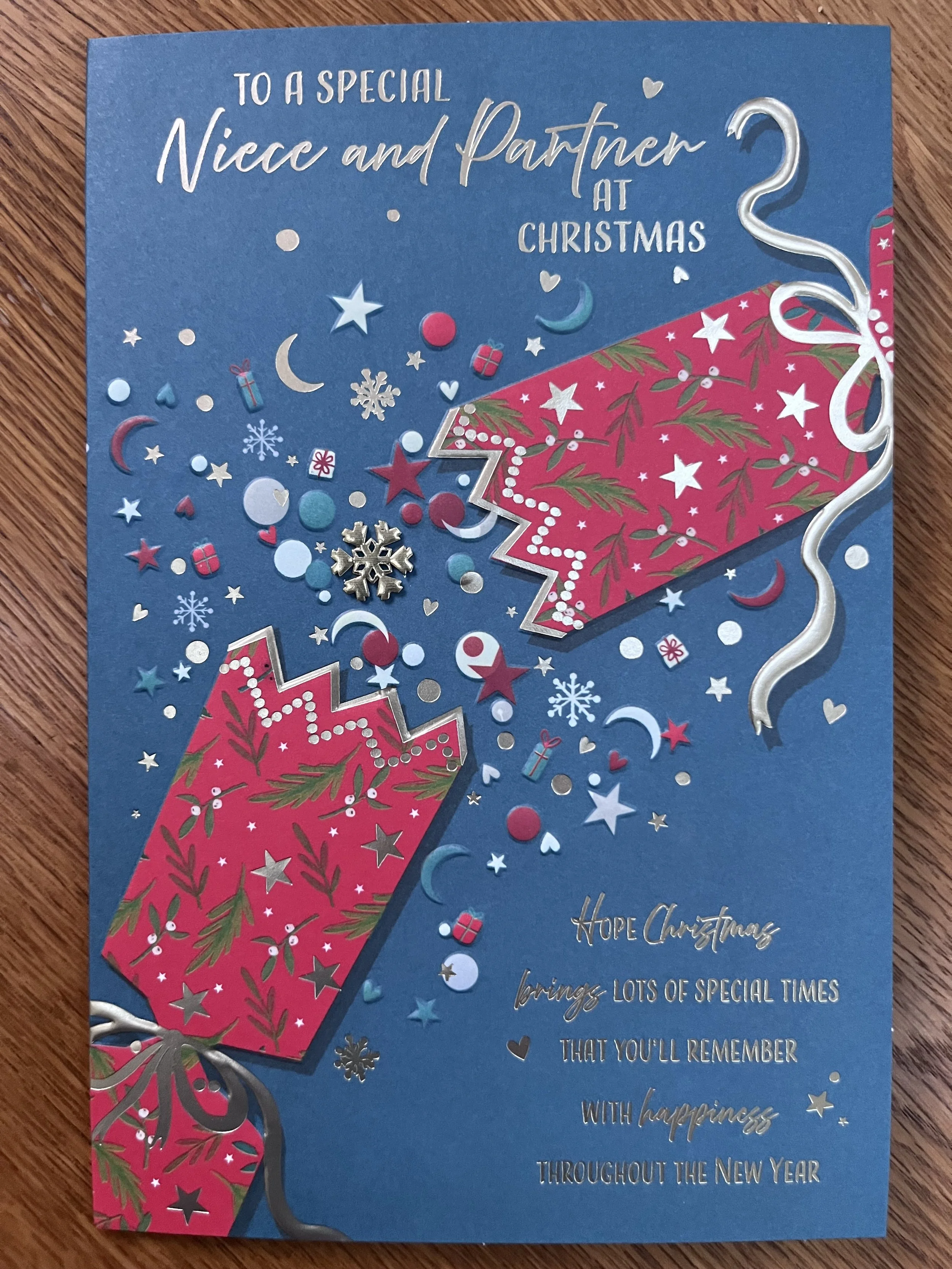 Niece and Partner christmas card