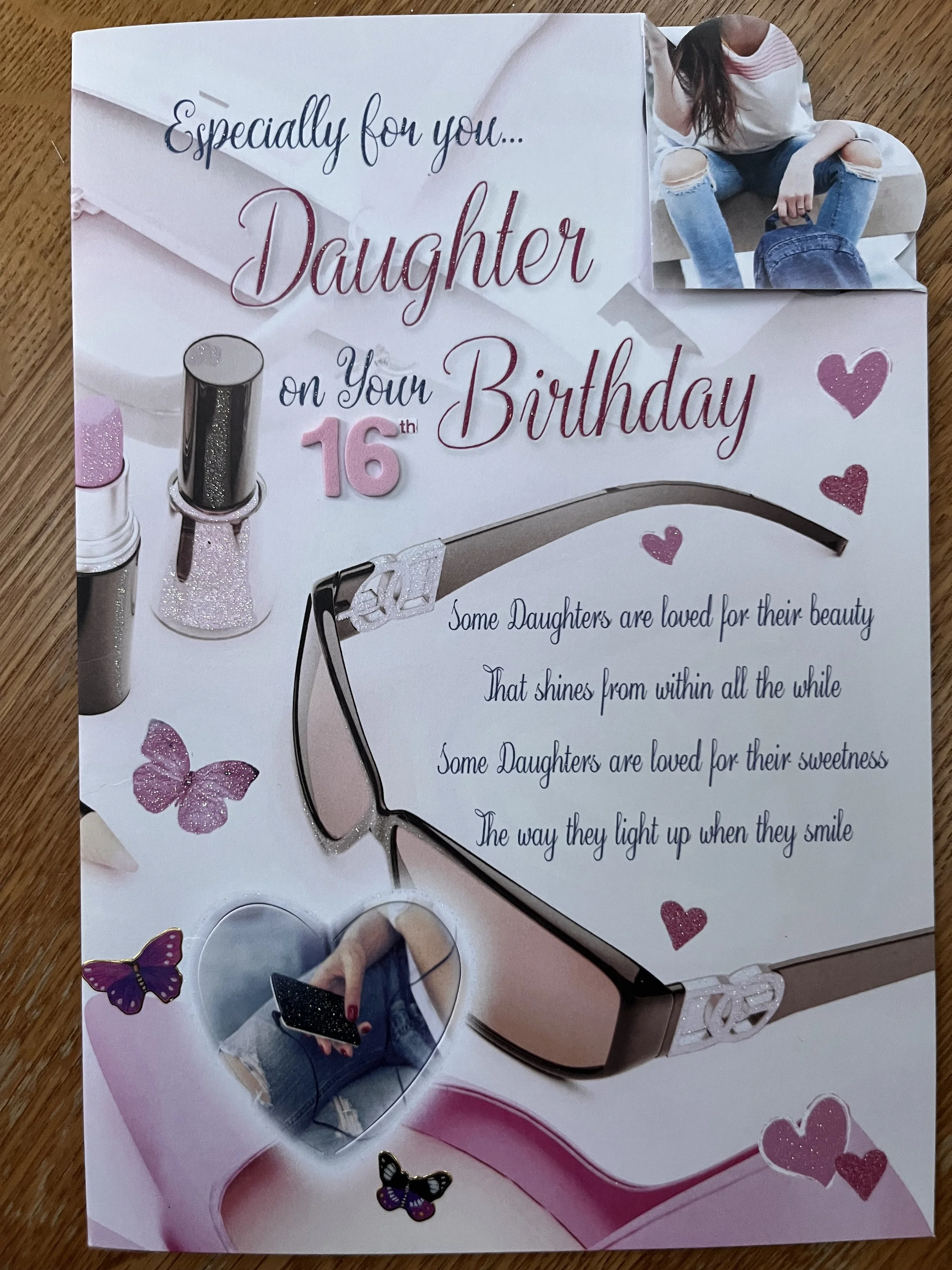 Special Daughter 16th Birthday card