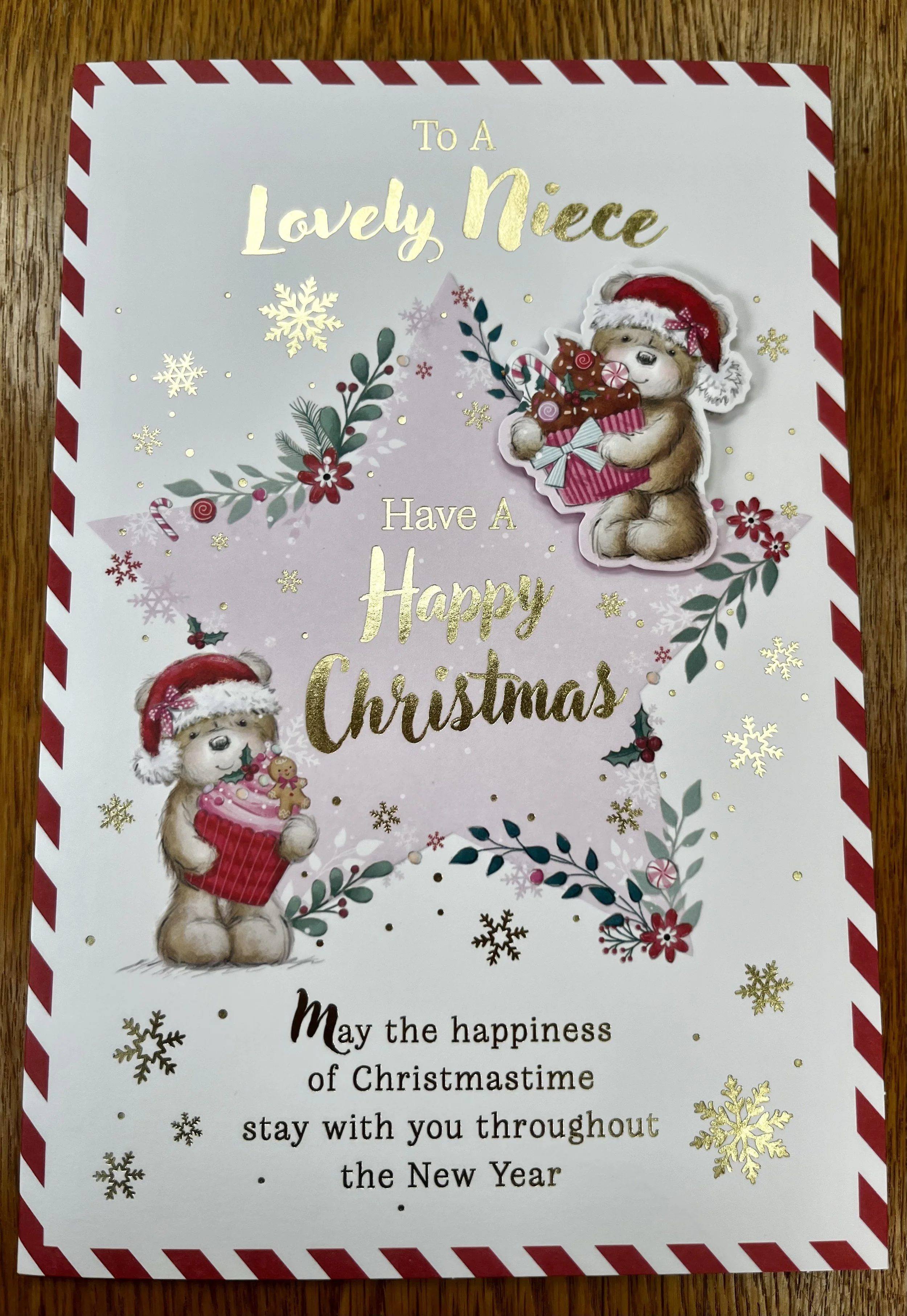 Niece christmas  card