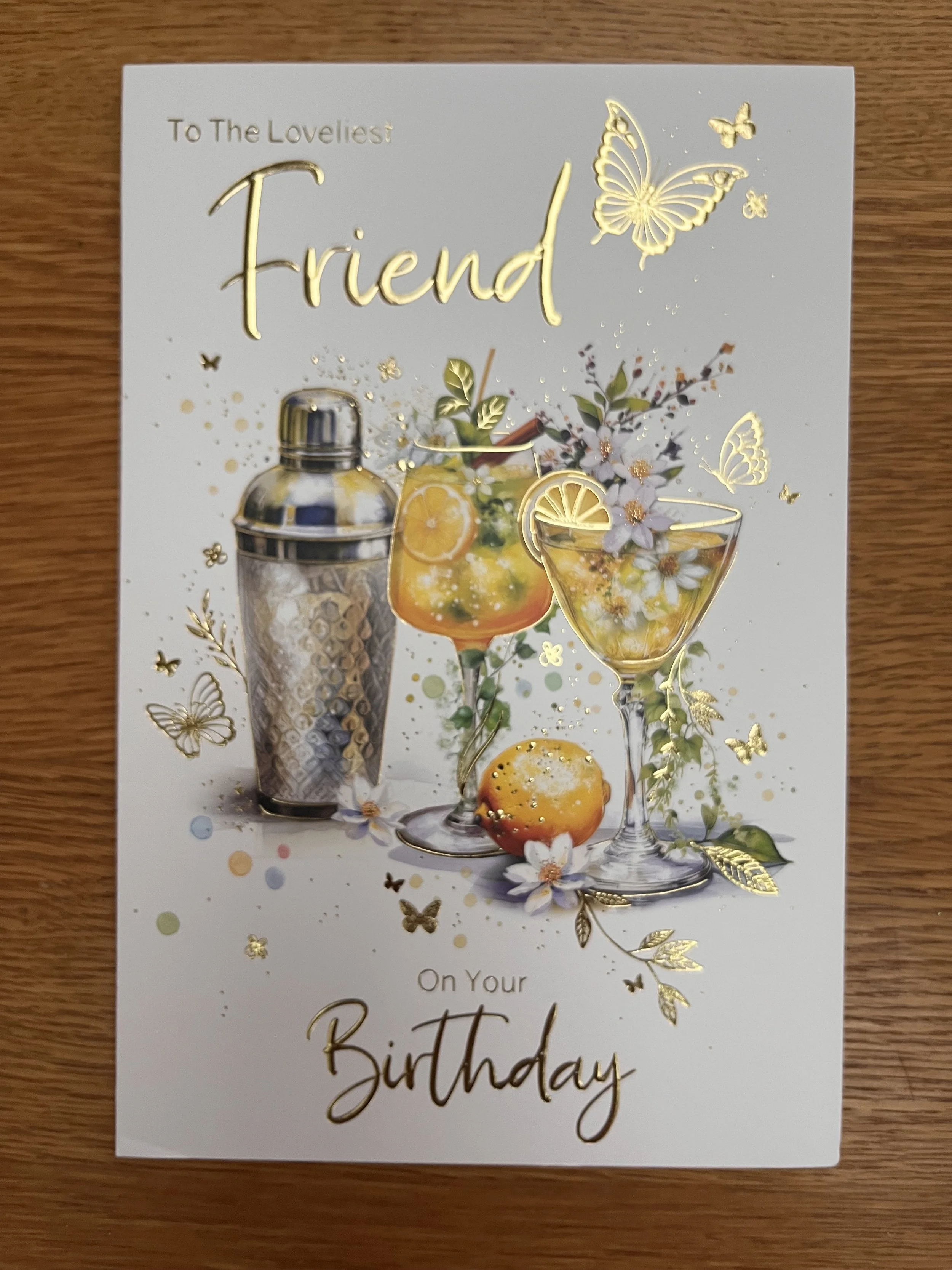 Friend birthday card