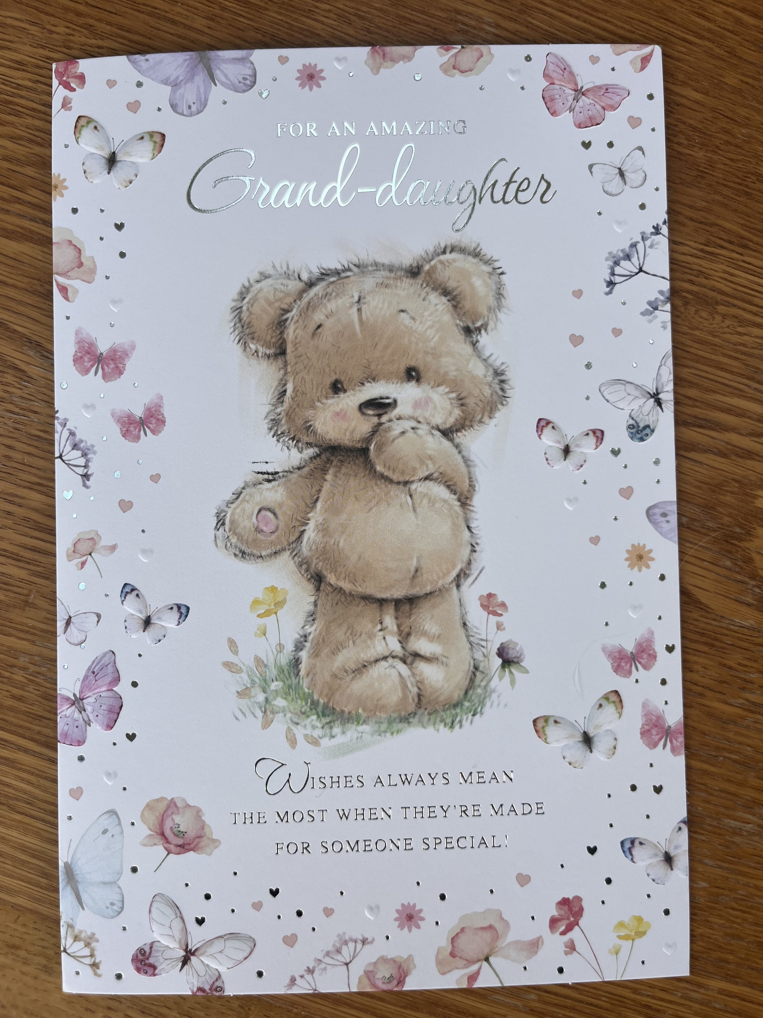 Granddaughter Birthday Card