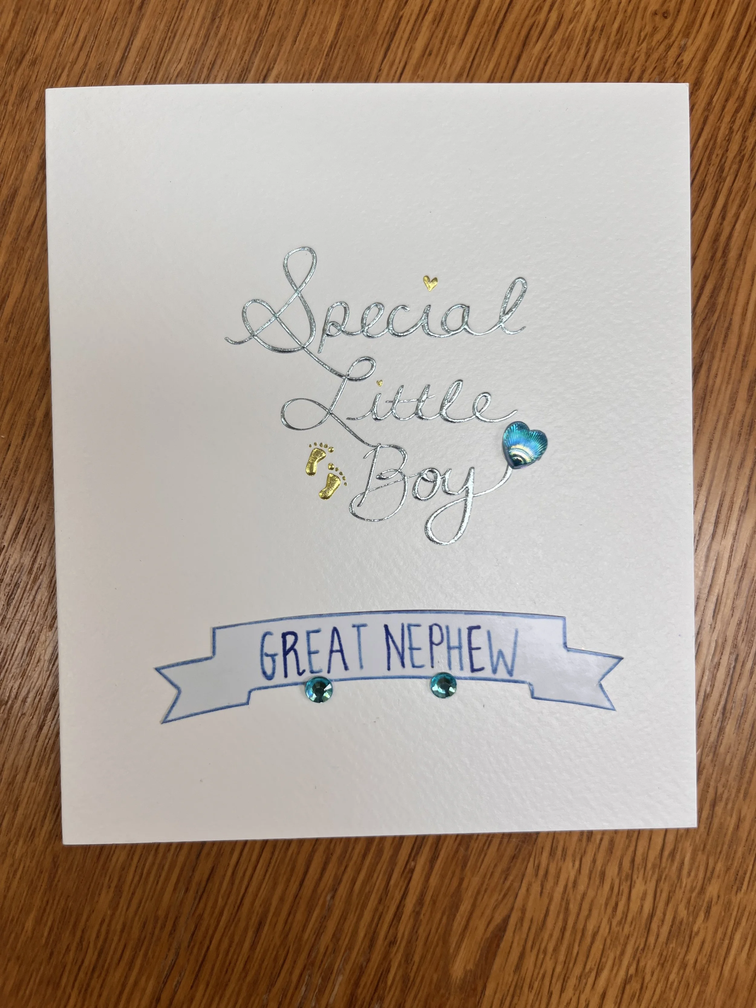 Birth of Great Nephew card