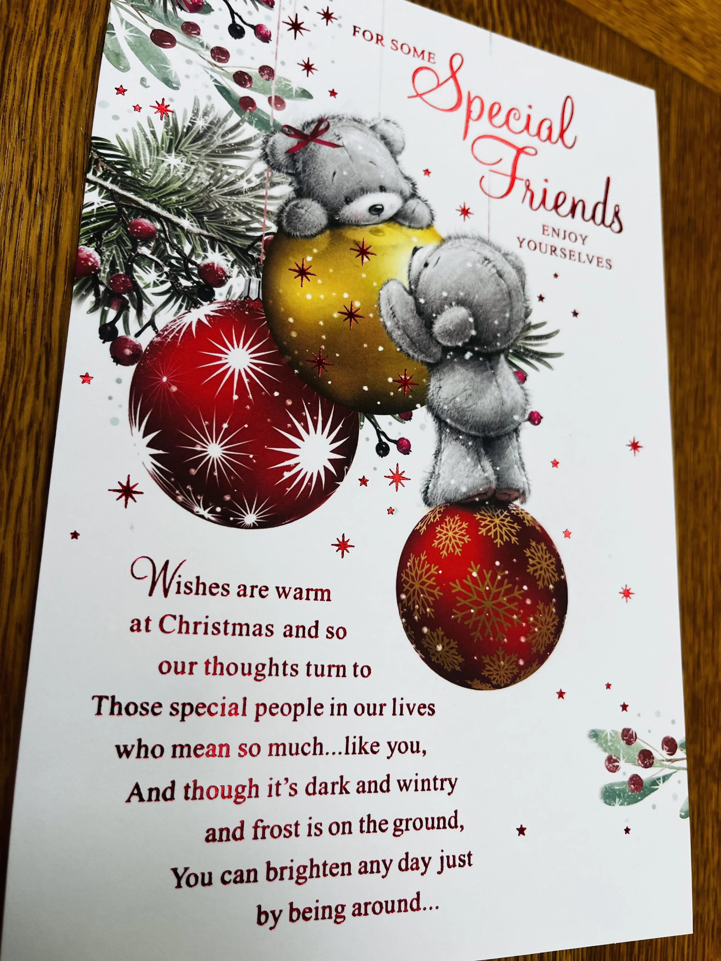 Friends christmas card
