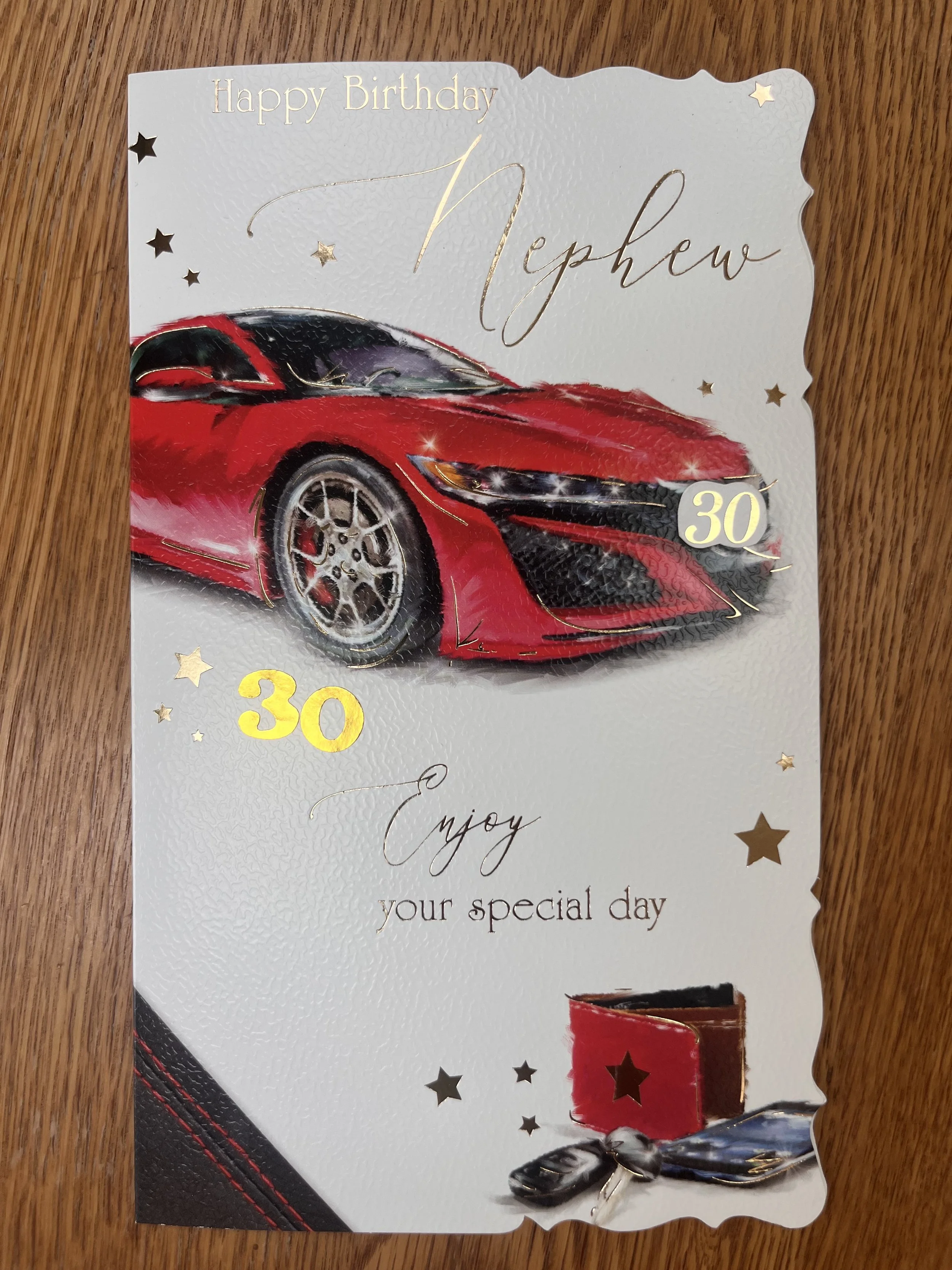 Nephew 30th Birthday Card