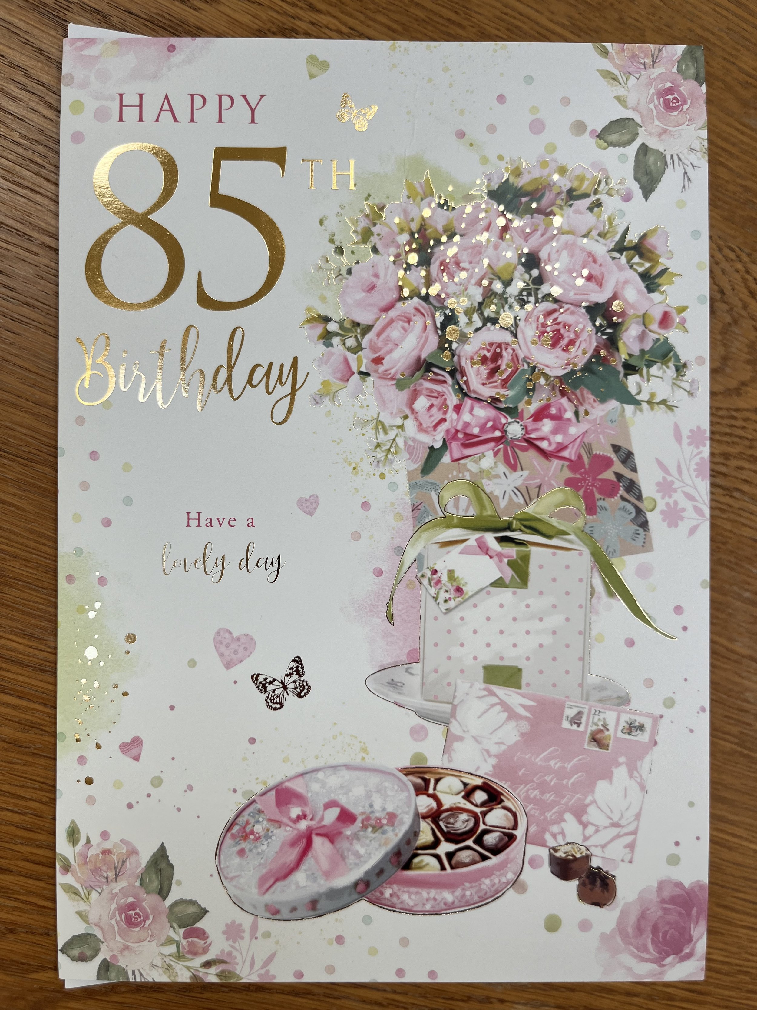 85th Birthday  Card