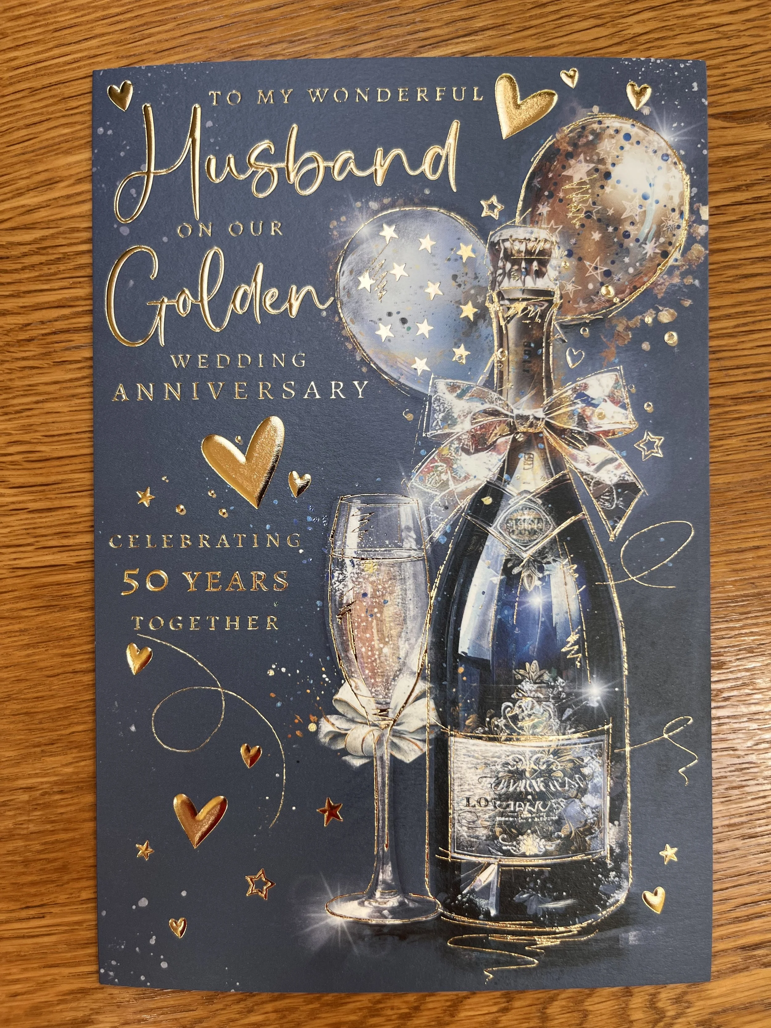Husband Golden anniversary Card