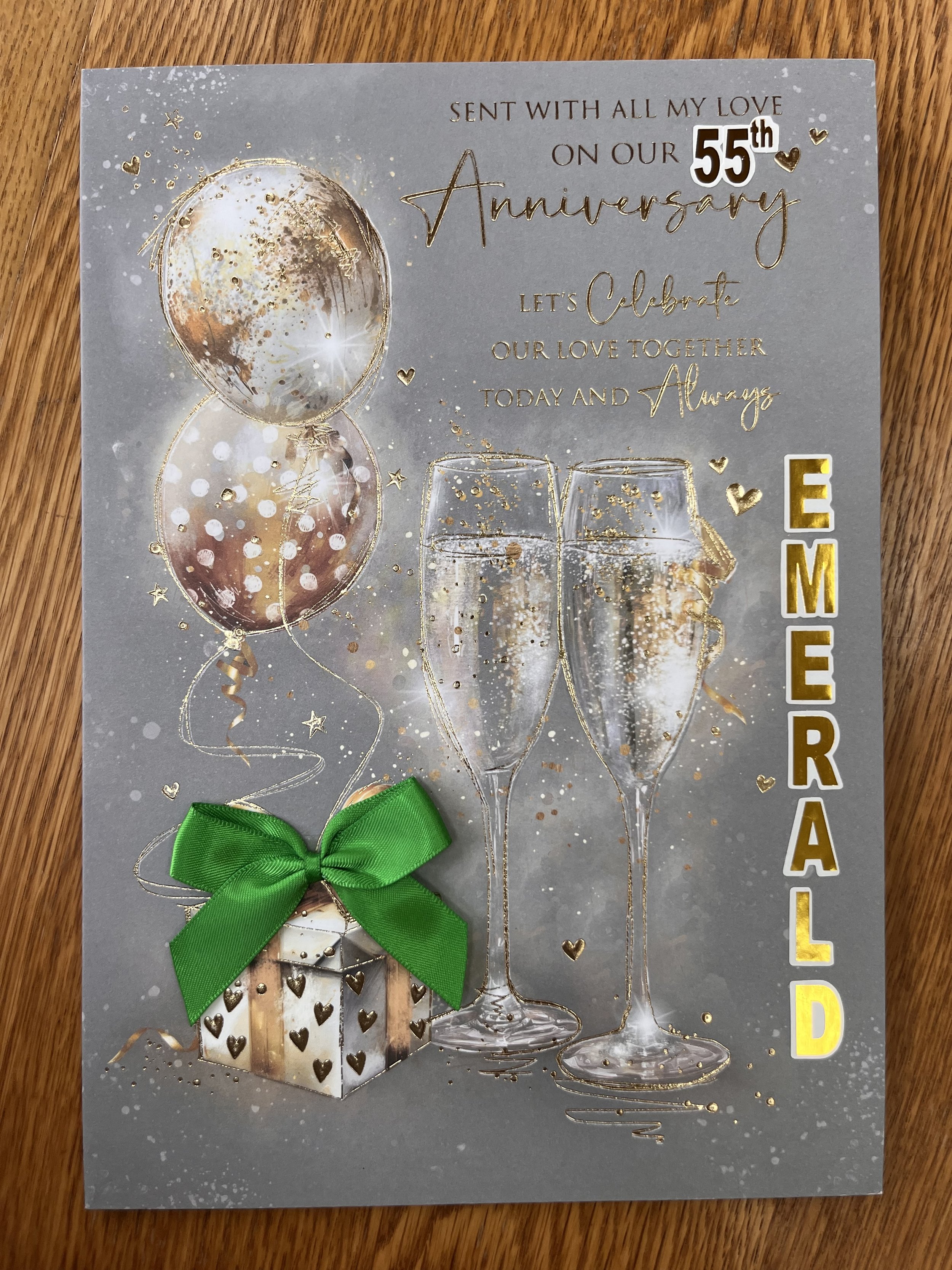 Our 55th anniversary card