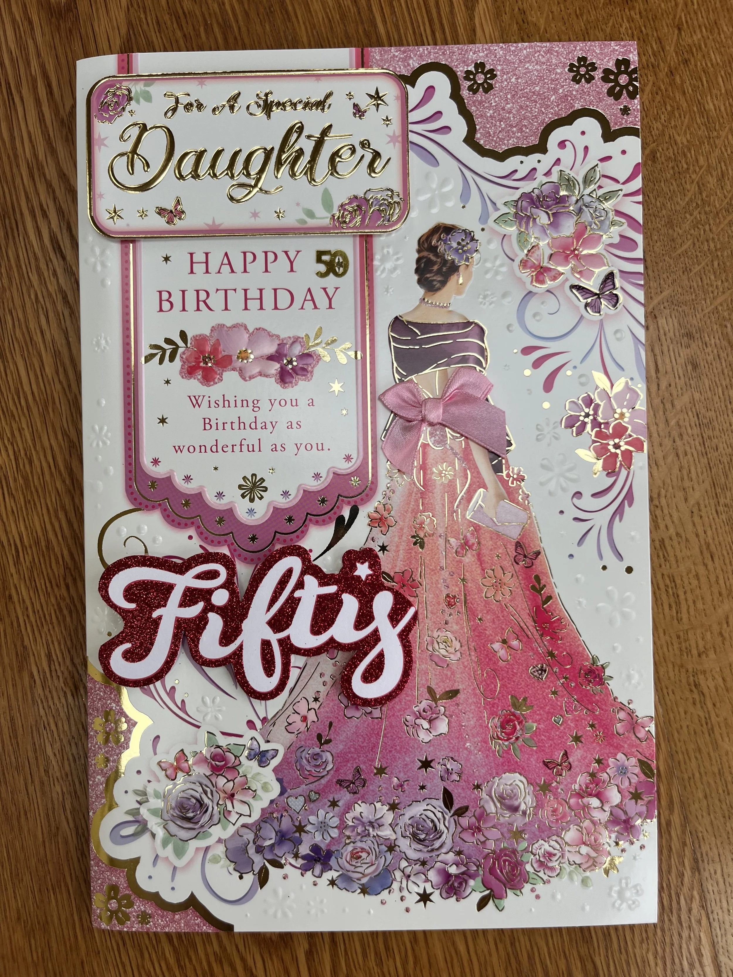 Extra Special Daughter 50th Birthday card