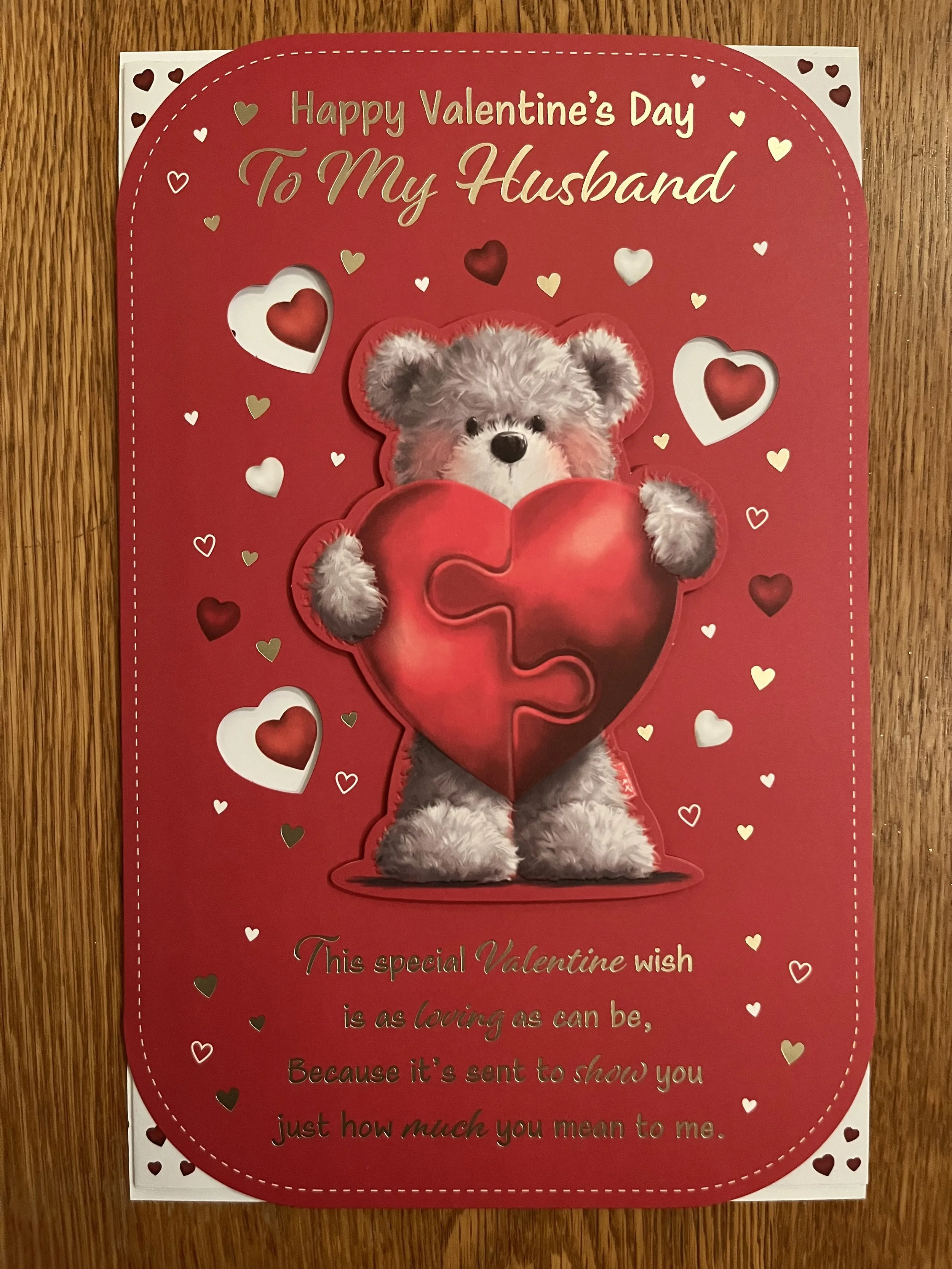Extra Special Husband Valentines ’s day card