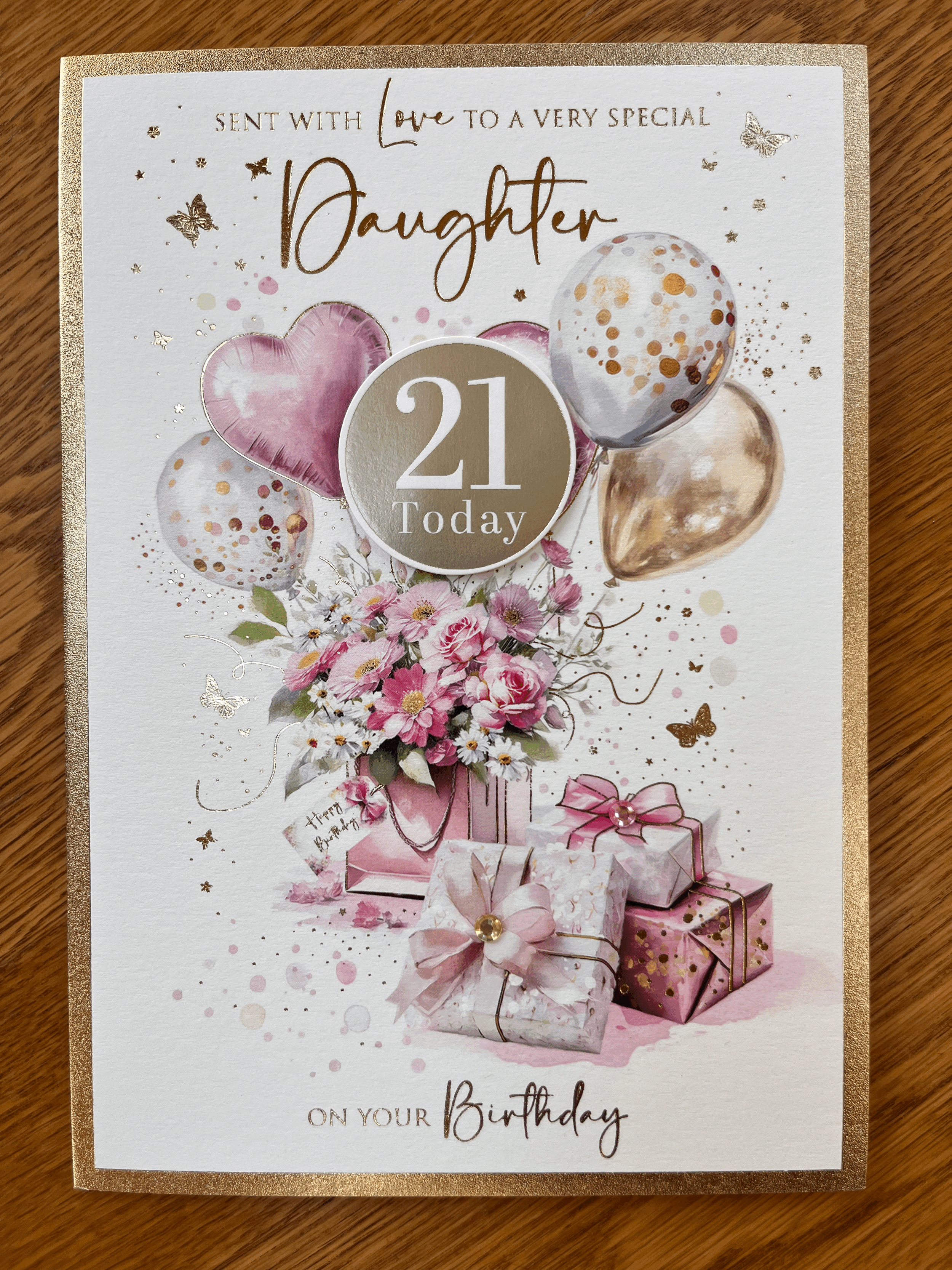 Daughter 21st birthday card