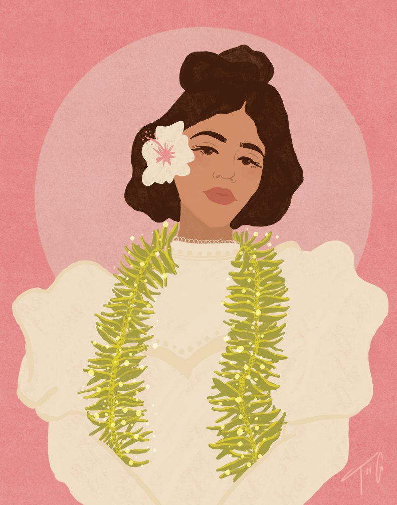 "Vintage Wahine" Print