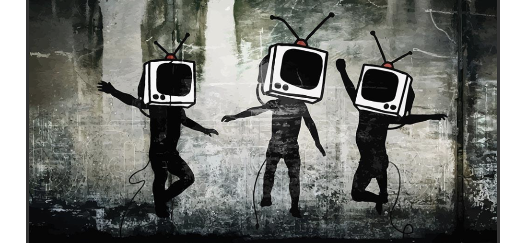Banksy 2004 TV Heads 
